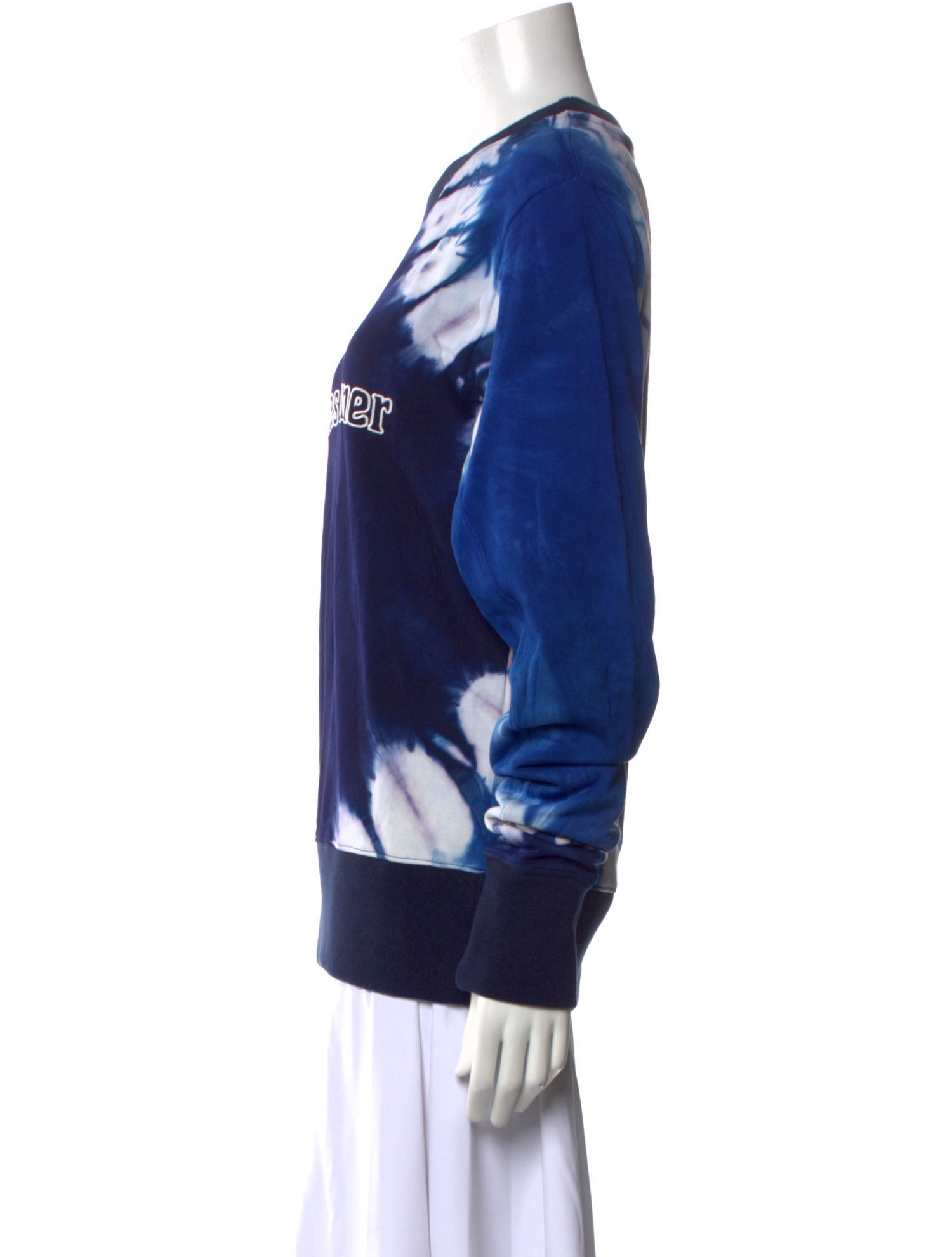 Wales Bonner Graphic Print Crew Neck Sweatshirt