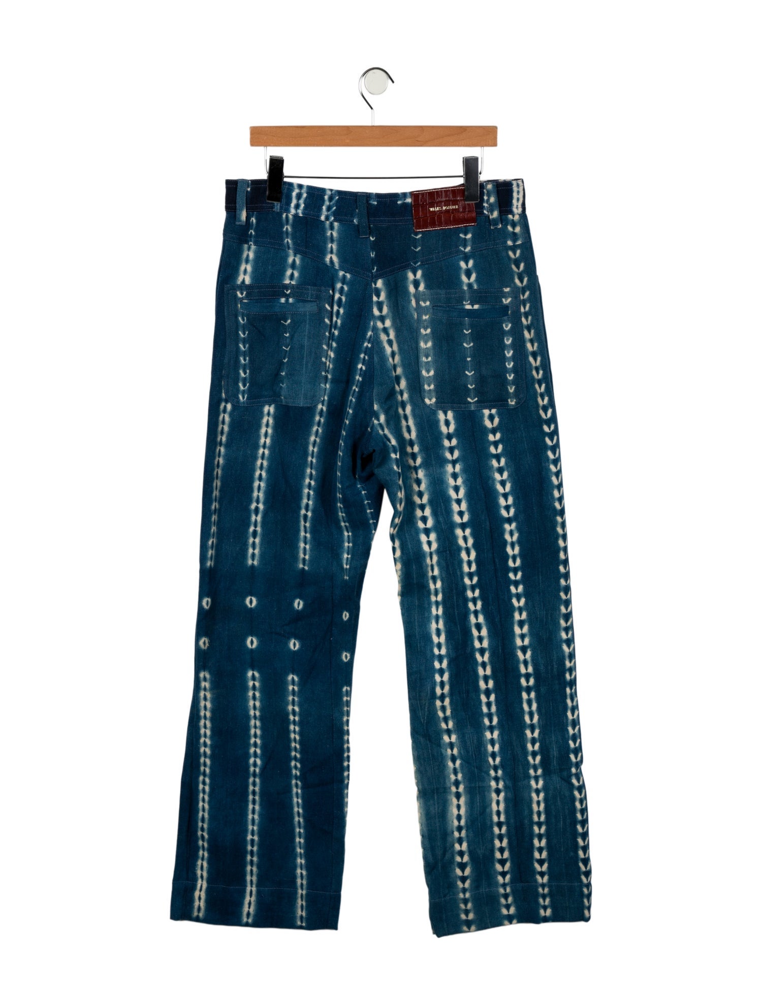 Wales Bonner High-Rise Wide Leg Jeans