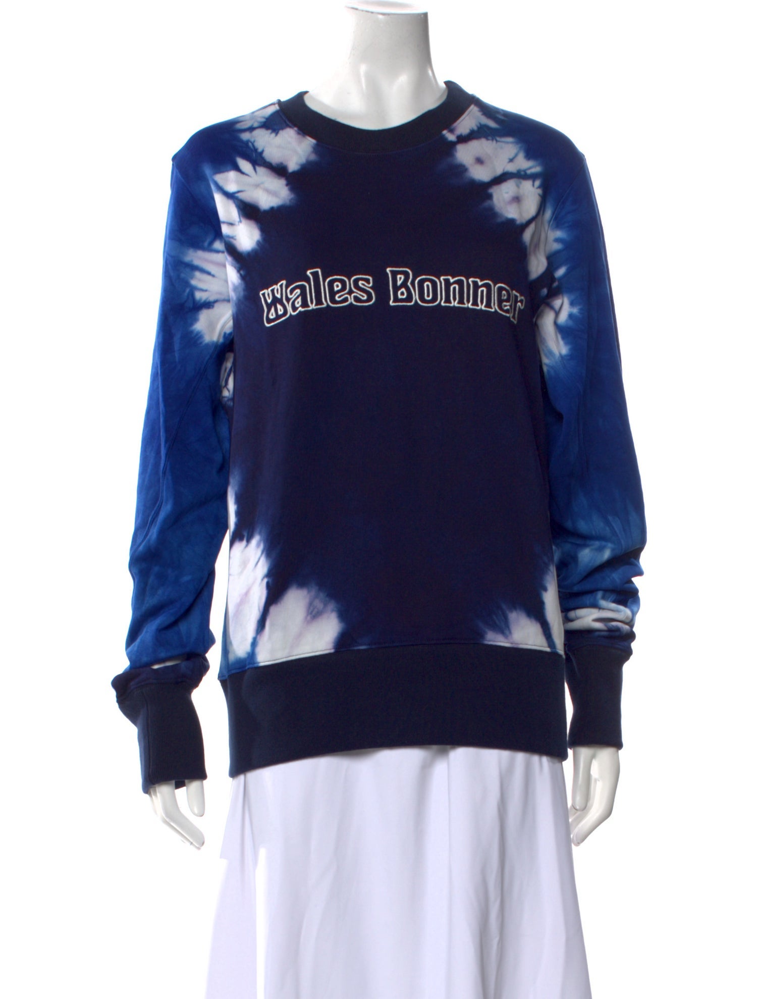 Wales Bonner Graphic Print Crew Neck Sweatshirt w/ Tags