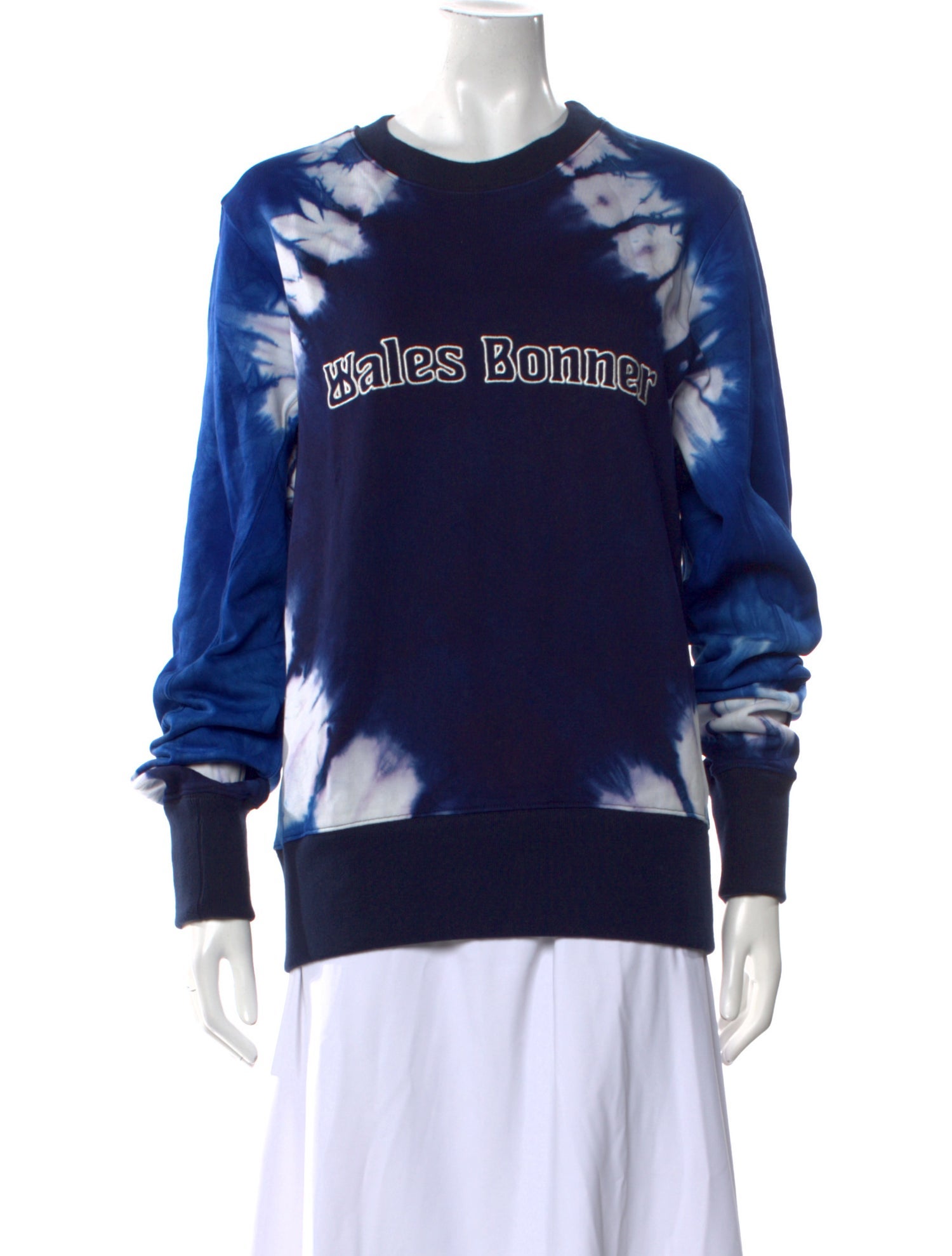 Wales Bonner Graphic Print Crew Neck Sweatshirt