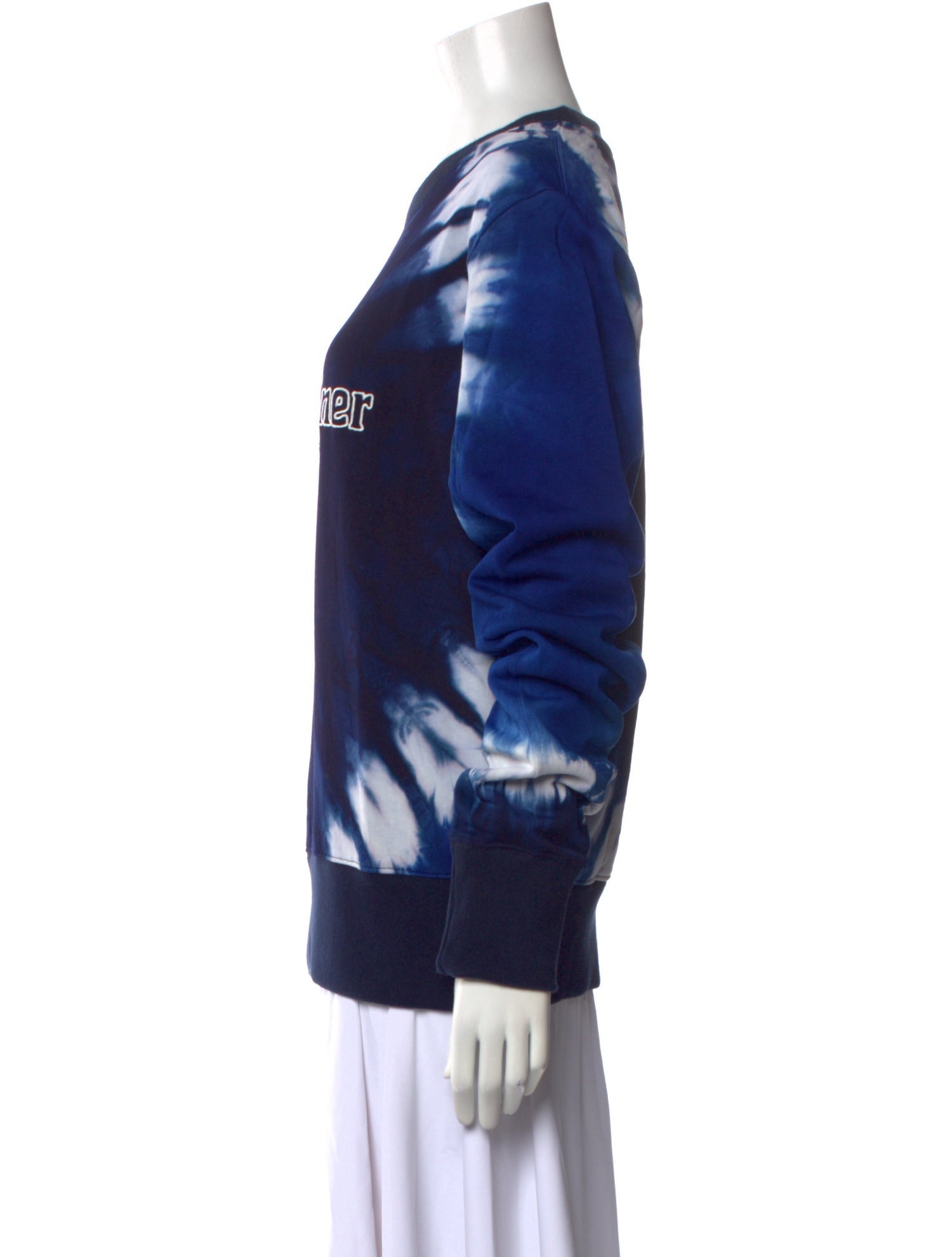 Wales Bonner Tie-Dye Print Crew Neck Sweatshirt w/ Tags