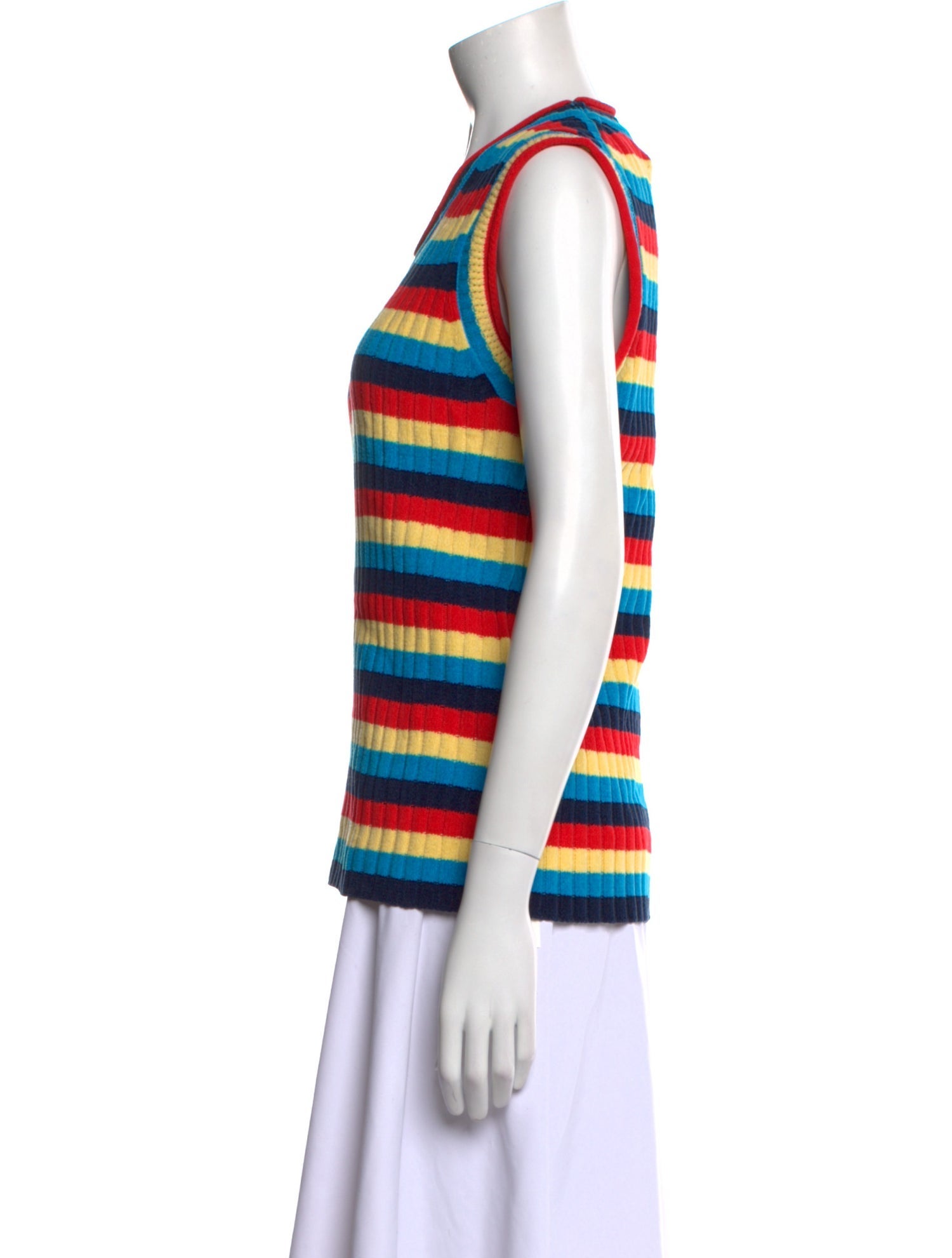 Wales Bonner Striped Scoop Neck Sweater w/ Tags