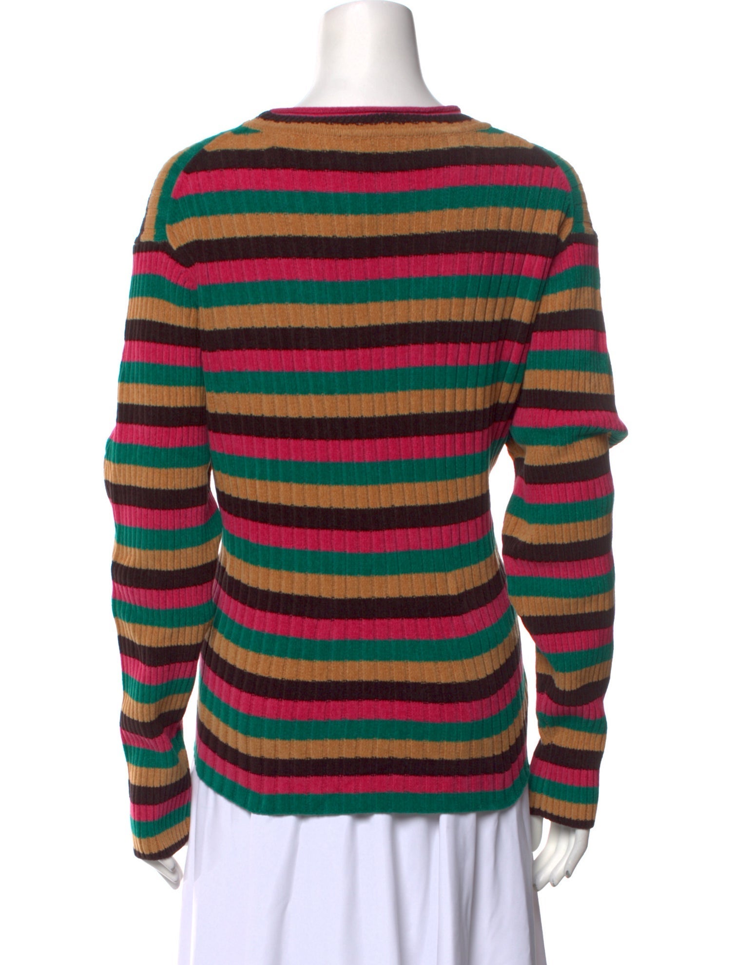 Wales Bonner Striped Bateau Neckline Sweater w/ Tags