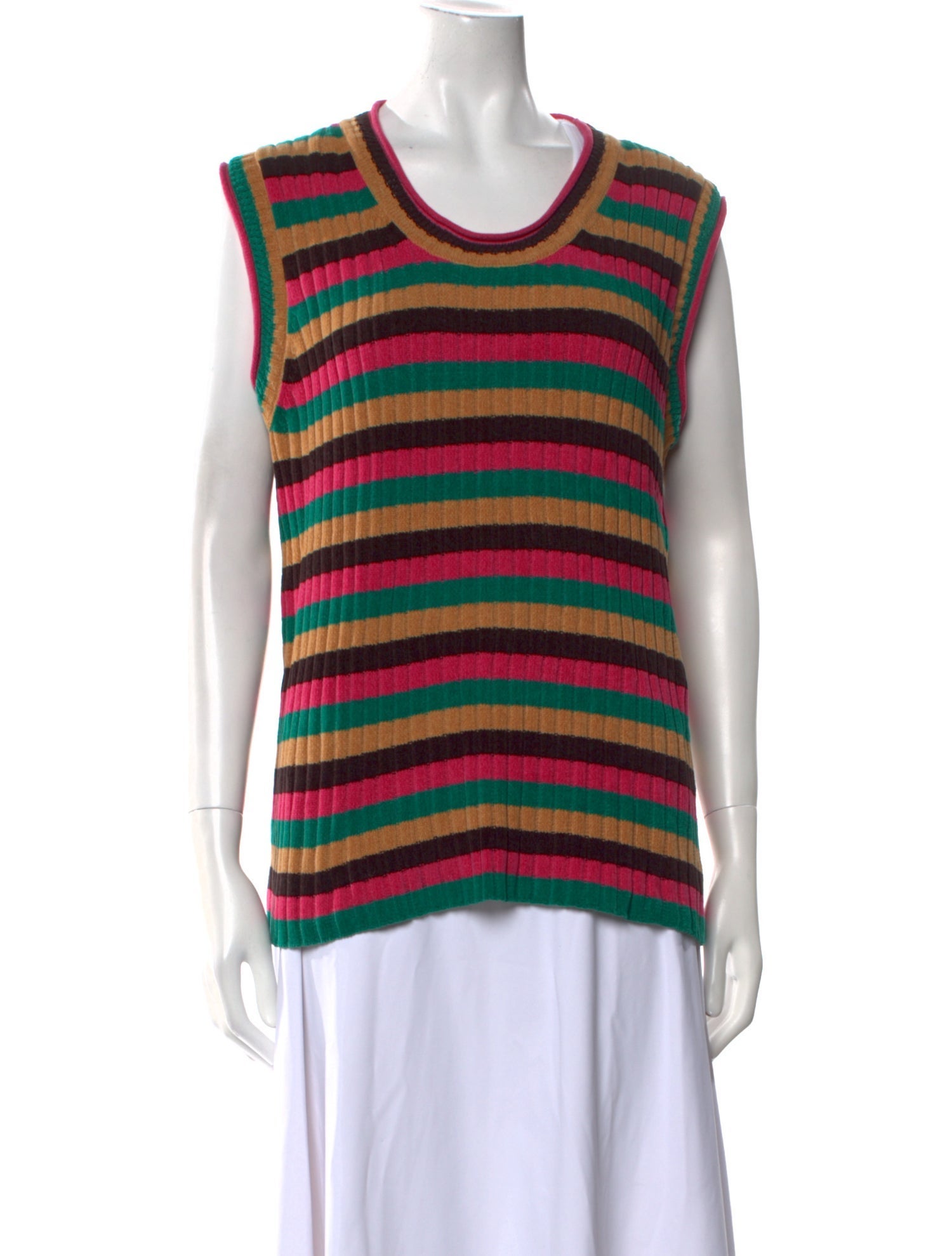 Wales Bonner Striped Scoop Neck Sweater w/ Tags