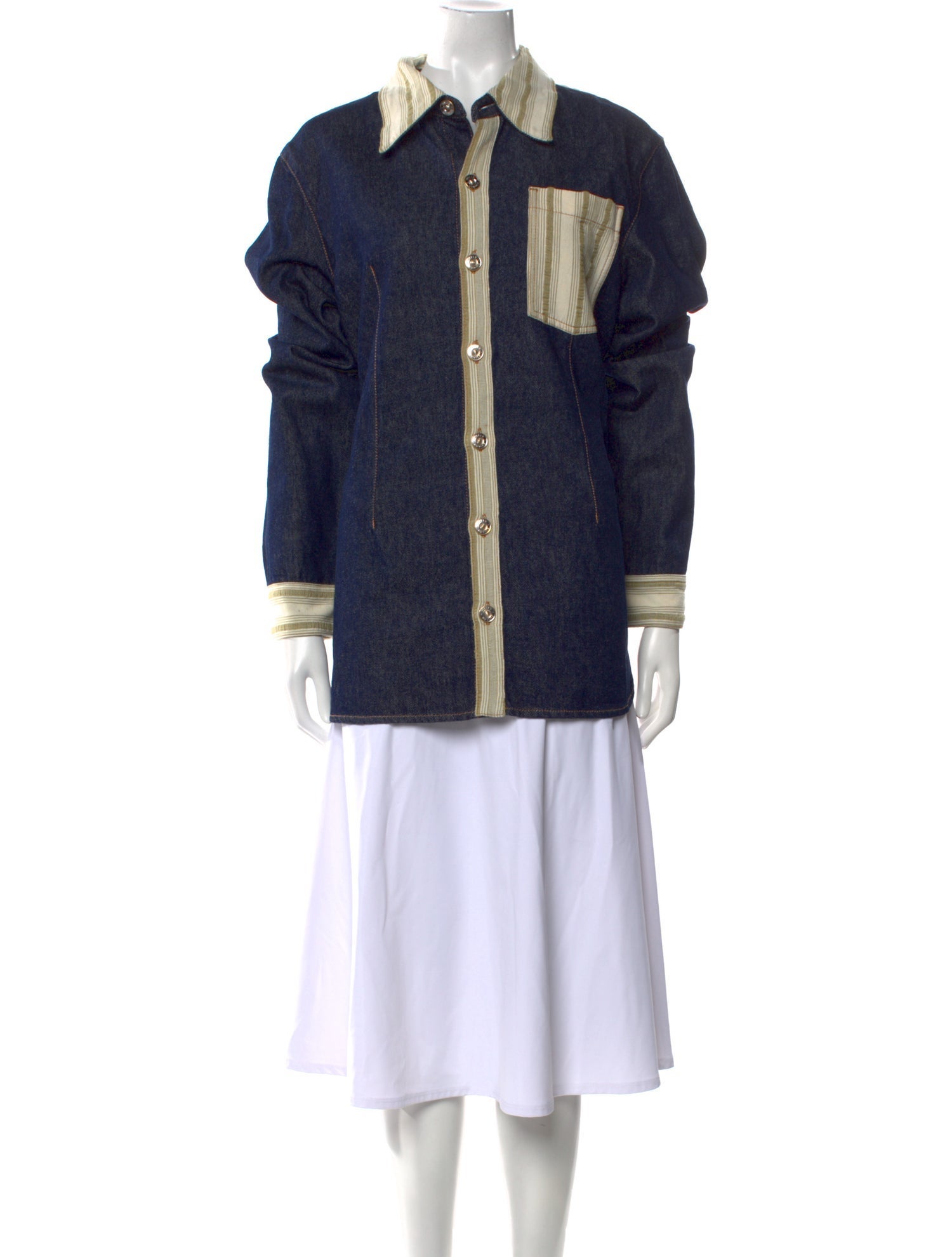 Wales Bonner Long Sleeve Button-Up Top w/ Tags