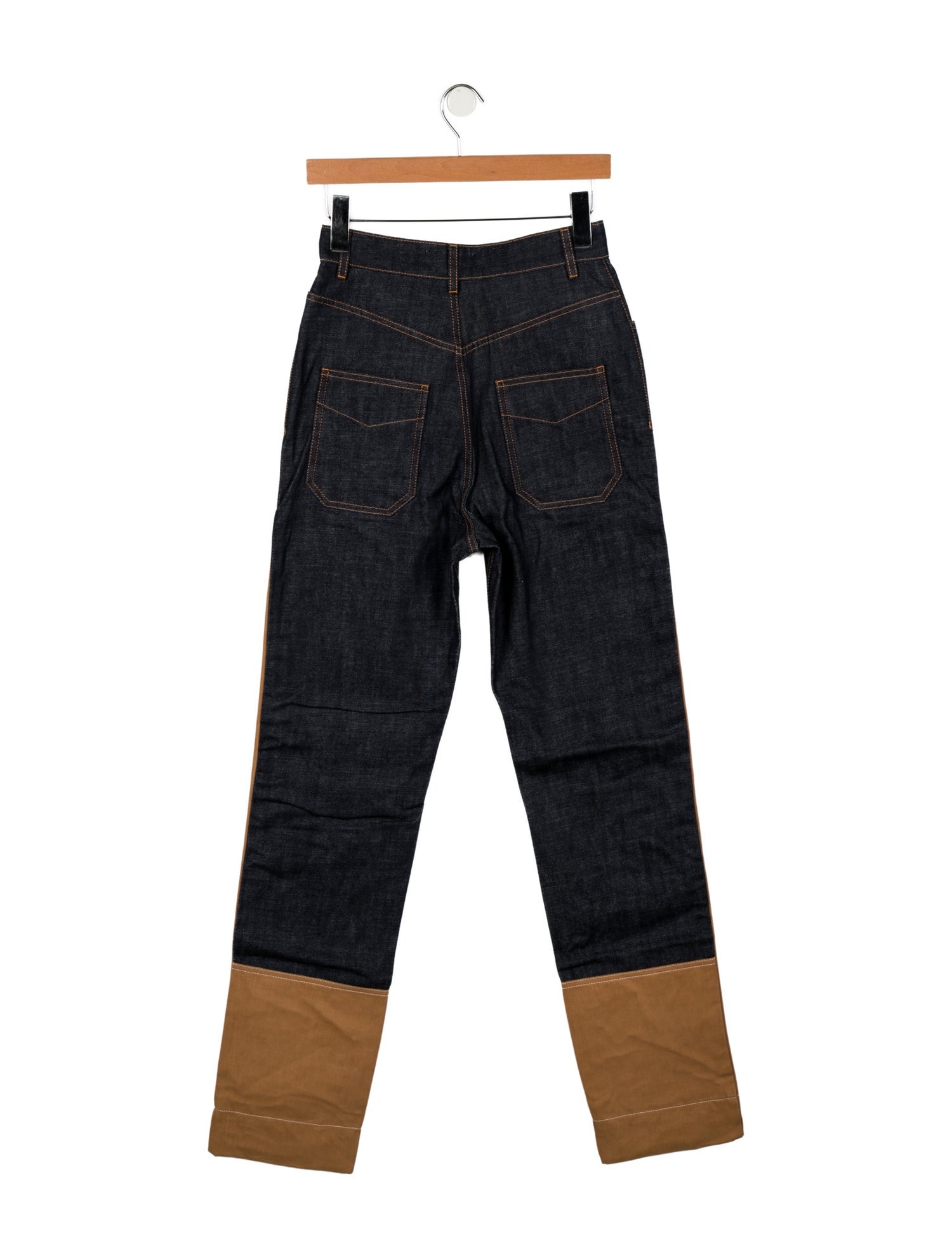 Wales Bonner High-Rise Straight Leg Jeans w/ Tags