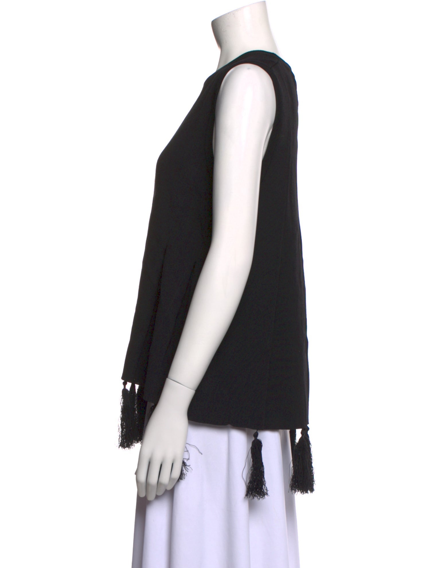 Wales Bonner Crew Neck Sleeveless Top