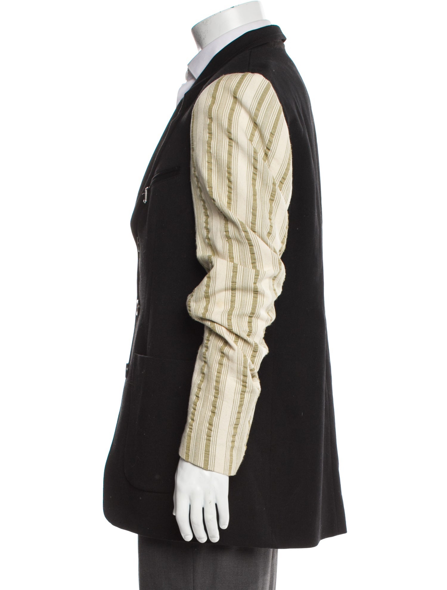 Wales Bonner Wool Printed Peacoat