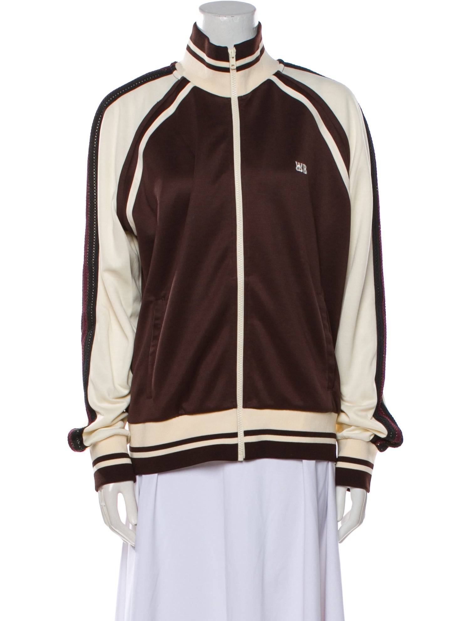 Wales Bonner Kola Track Colorblock Pattern Jacket