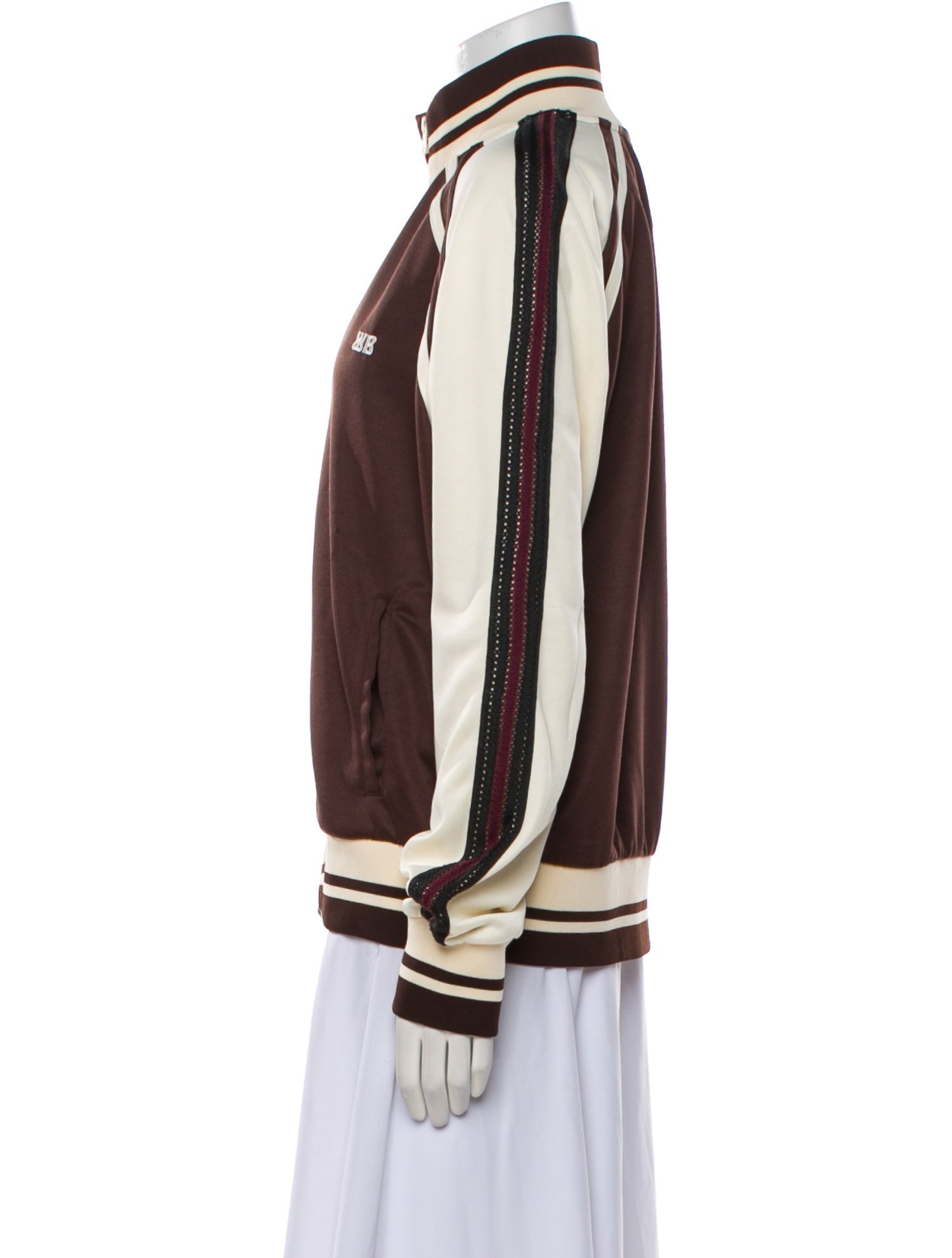 Wales Bonner Kola Track Colorblock Pattern Jacket