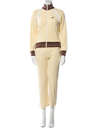 Wales Bonner Printed Embroidered Accent Tracksuit