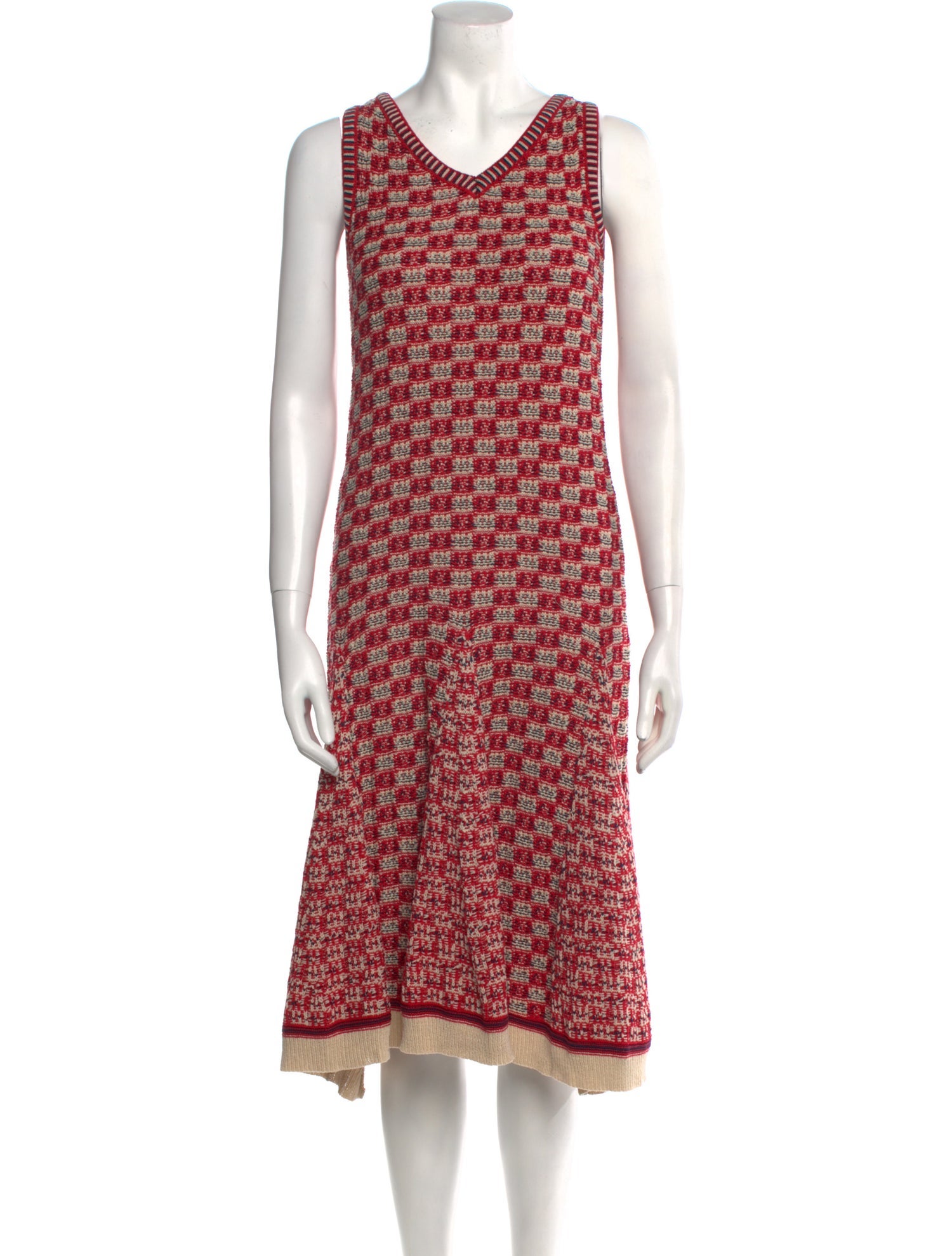Wales Bonner Printed Knee-Length Dress
