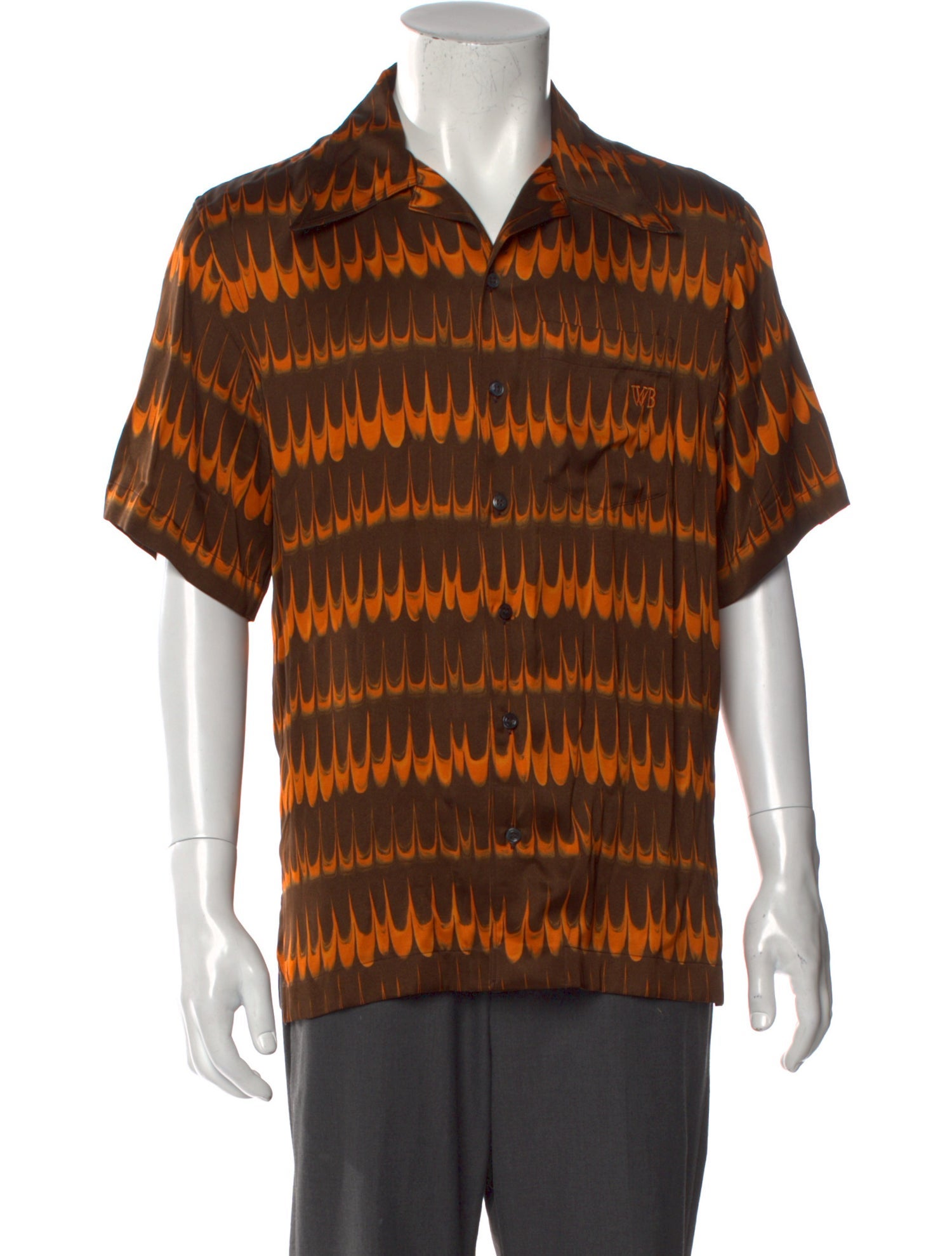 Wales Bonner Printed Short Sleeve Shirt