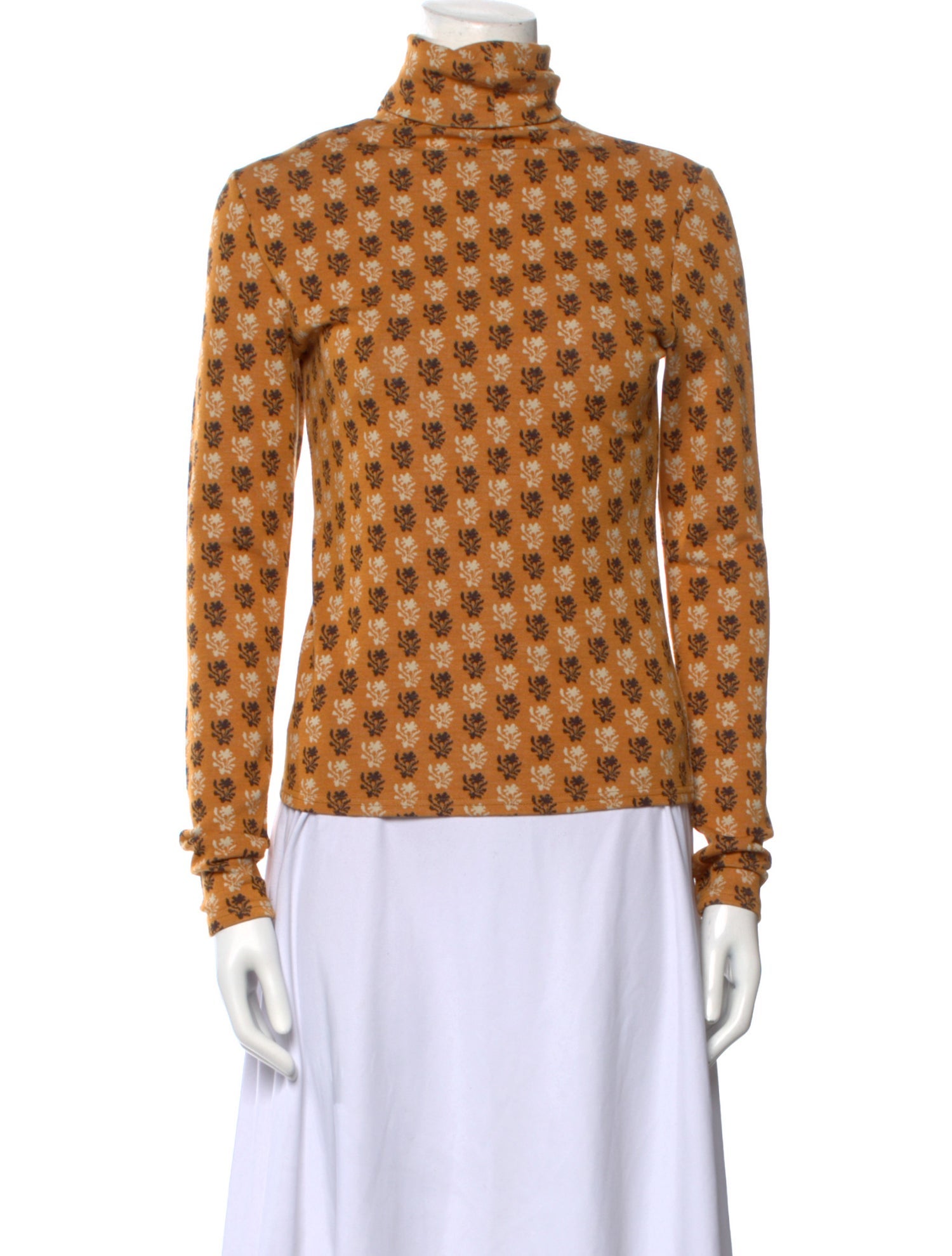 Wales Bonner Printed Turtleneck Sweater