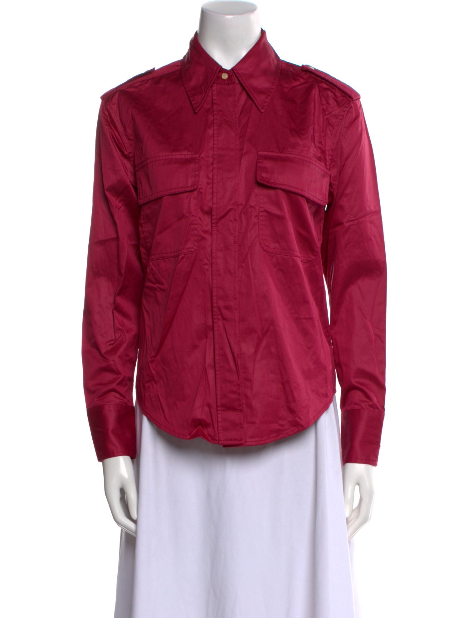 Wales Bonner Long Sleeve Button-Up Top