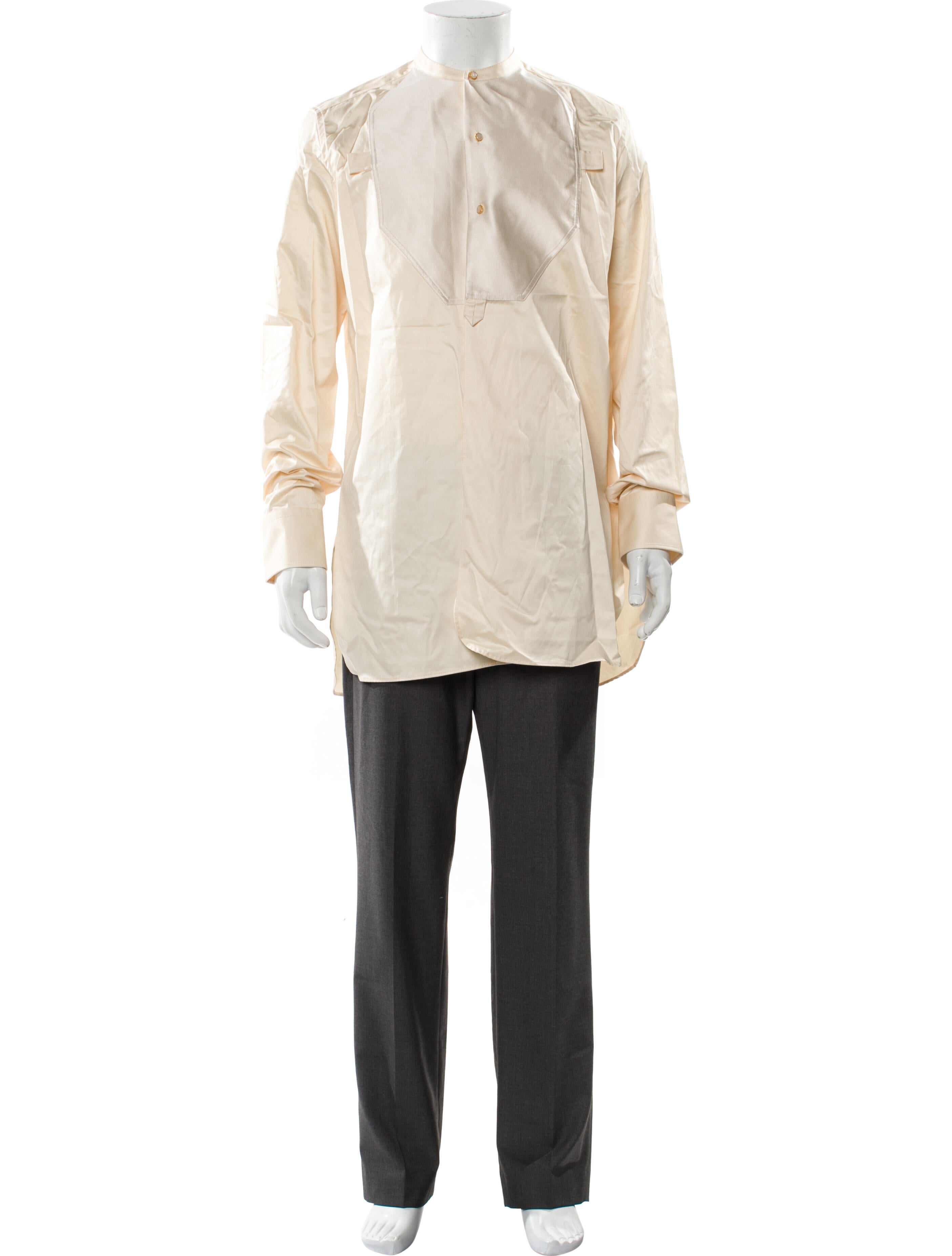 Wales Bonner Long Sleeve Tuxedo Shirt