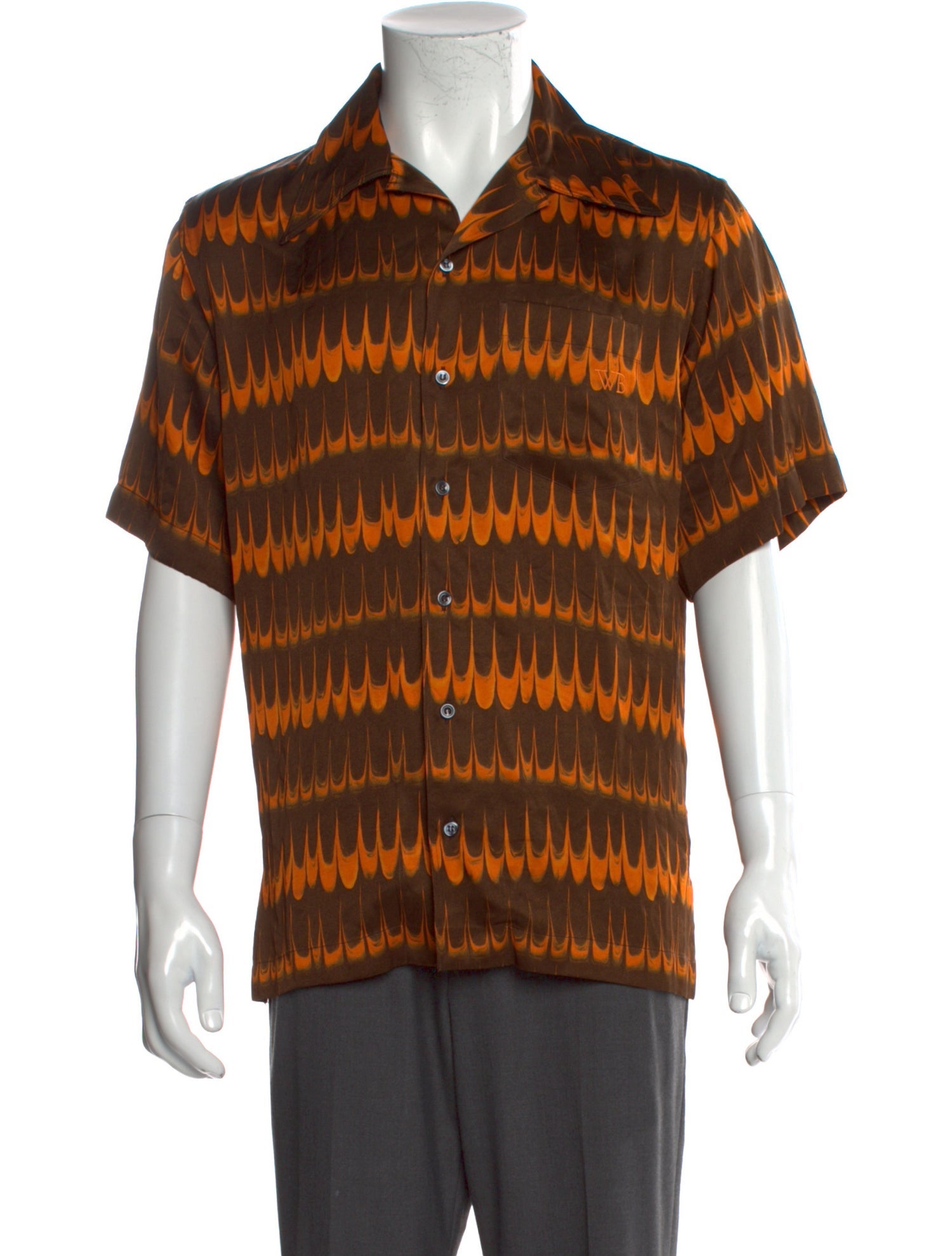 Wales Bonner Printed Short Sleeve Shirt