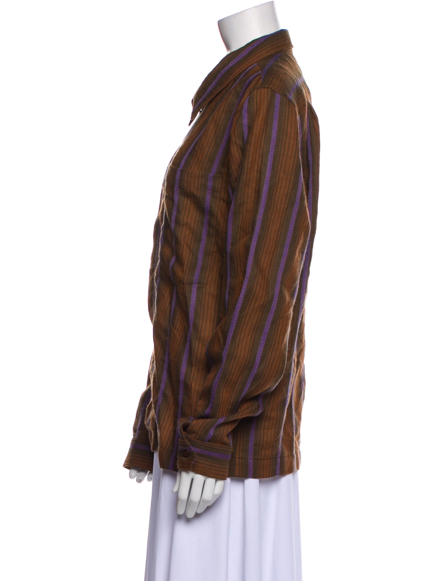 Wales Bonner Virgin Wool Plaid Print Jacket