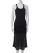 Wales Bonner Scoop Neck Long Dress