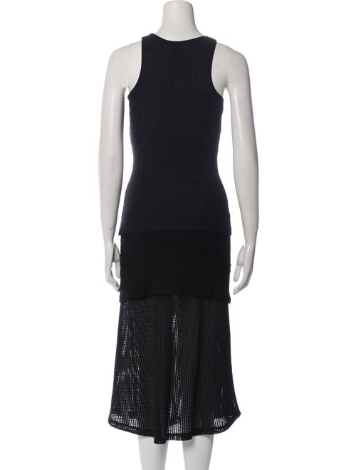 Wales Bonner Scoop Neck Long Dress