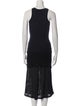 Wales Bonner Scoop Neck Long Dress
