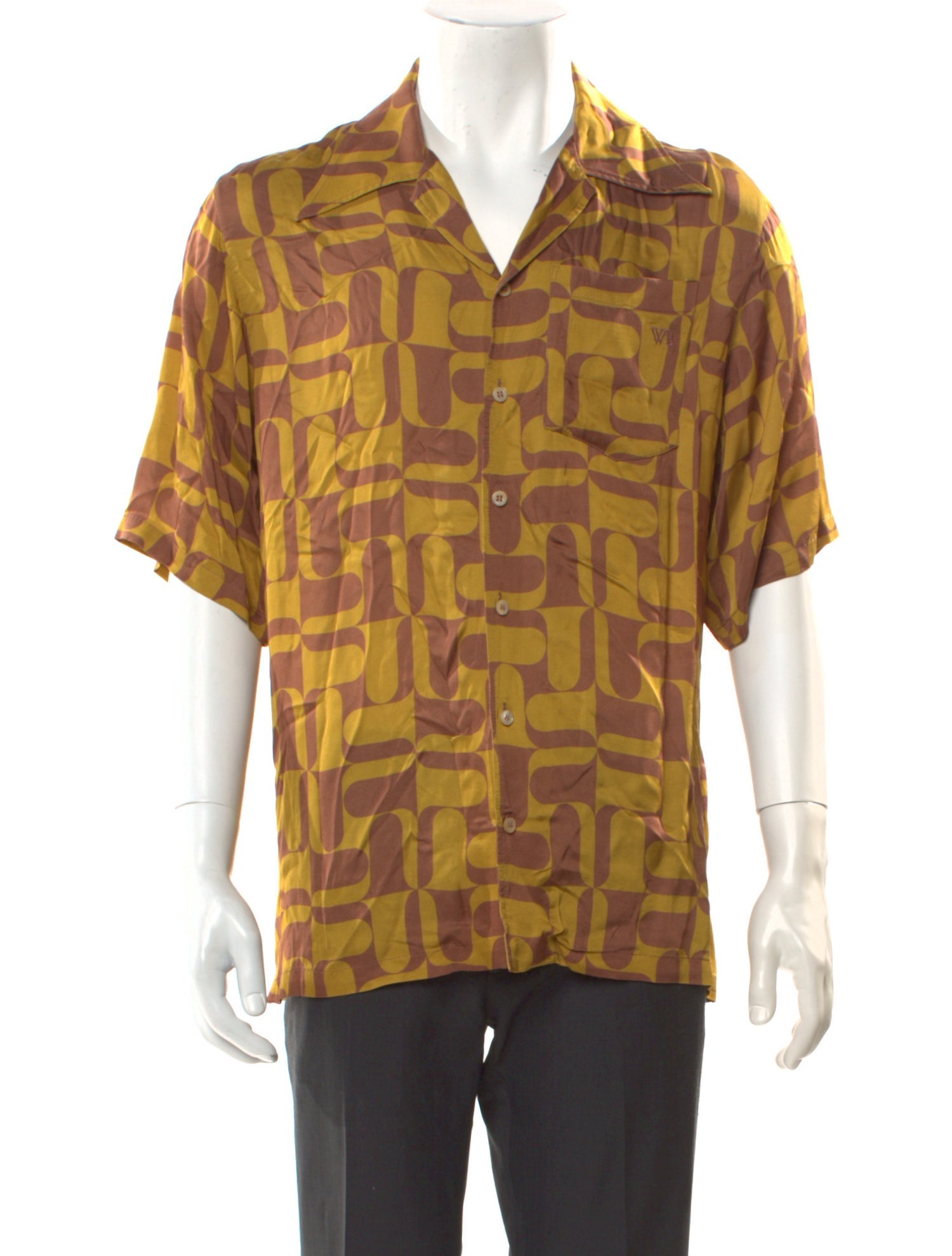 Wales Bonner Printed Short Sleeve Shirt
