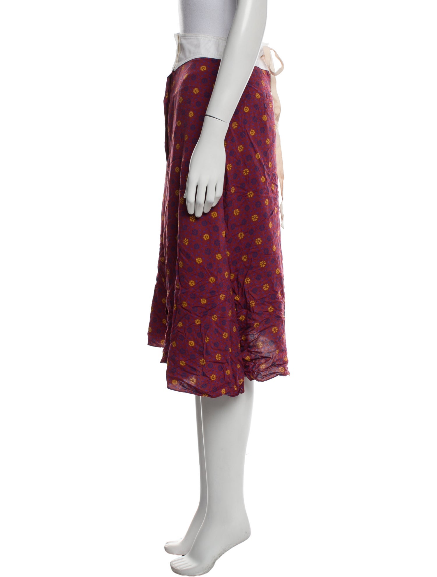 Wales Bonner Printed Knee-Length Skirt