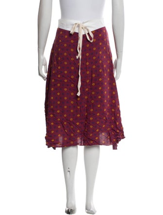Wales Bonner Printed Knee-Length Skirt