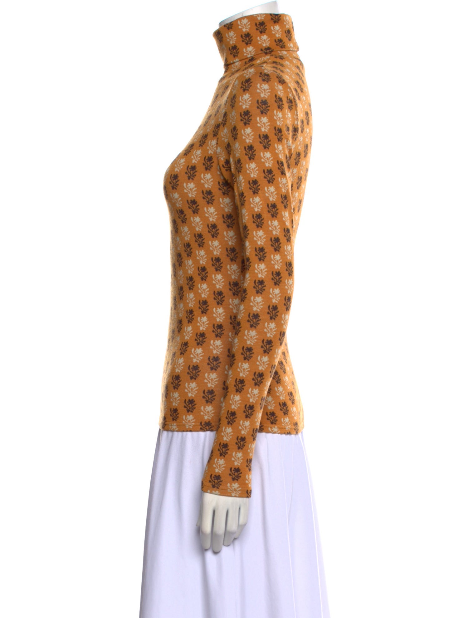 Wales Bonner Printed Turtleneck Top