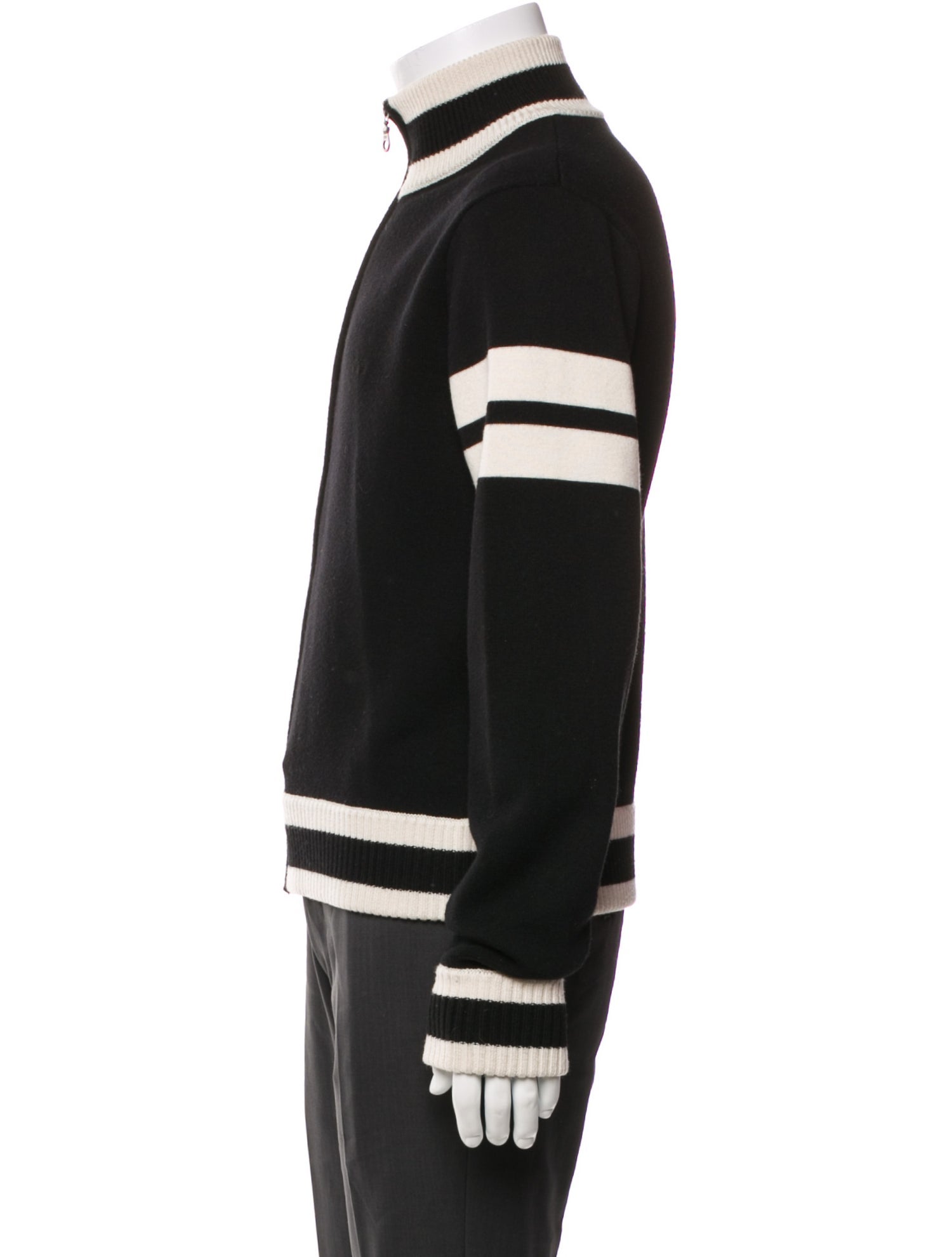Wales Bonner Striped Varsity Jacket