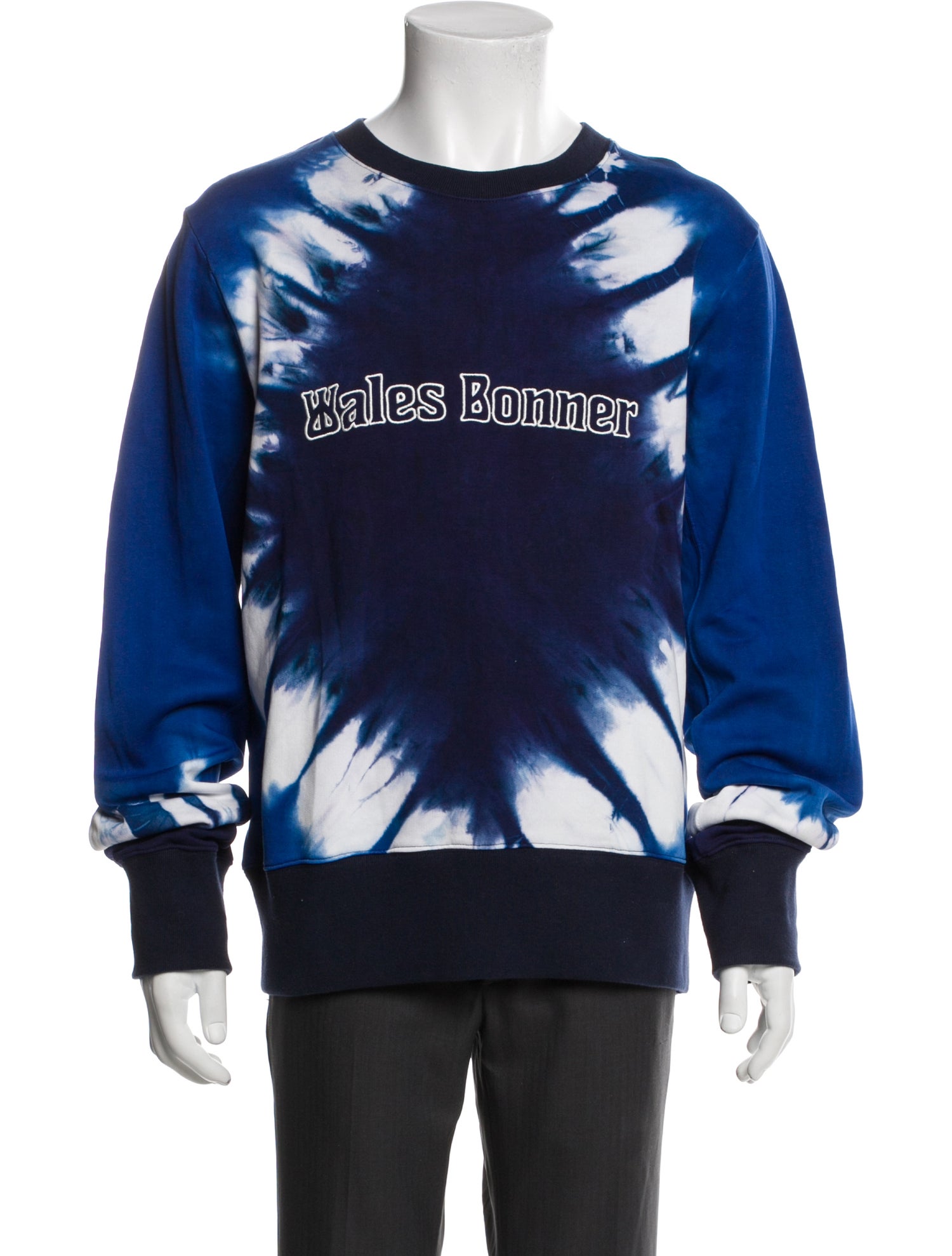 Wales Bonner Graphic Print Crew Neck Sweatshirt