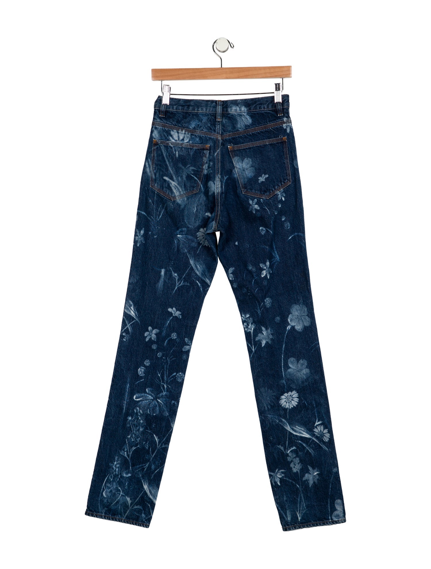 Wales Bonner High-Rise Straight Leg Jeans