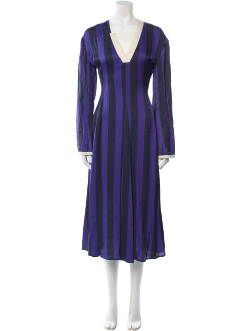 Wales Bonner Silk Long Dress