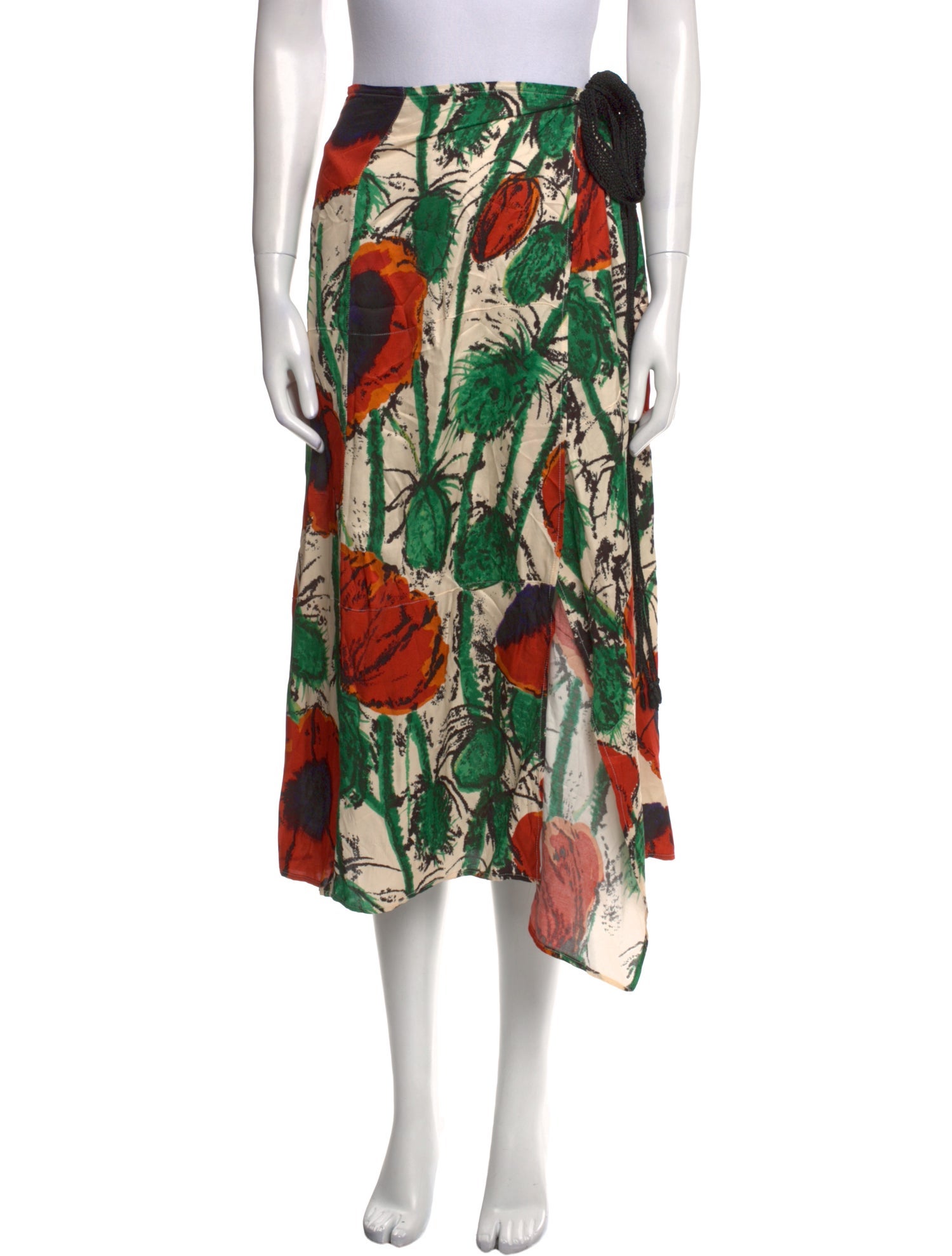 Wales Bonner Printed Midi Length Skirt