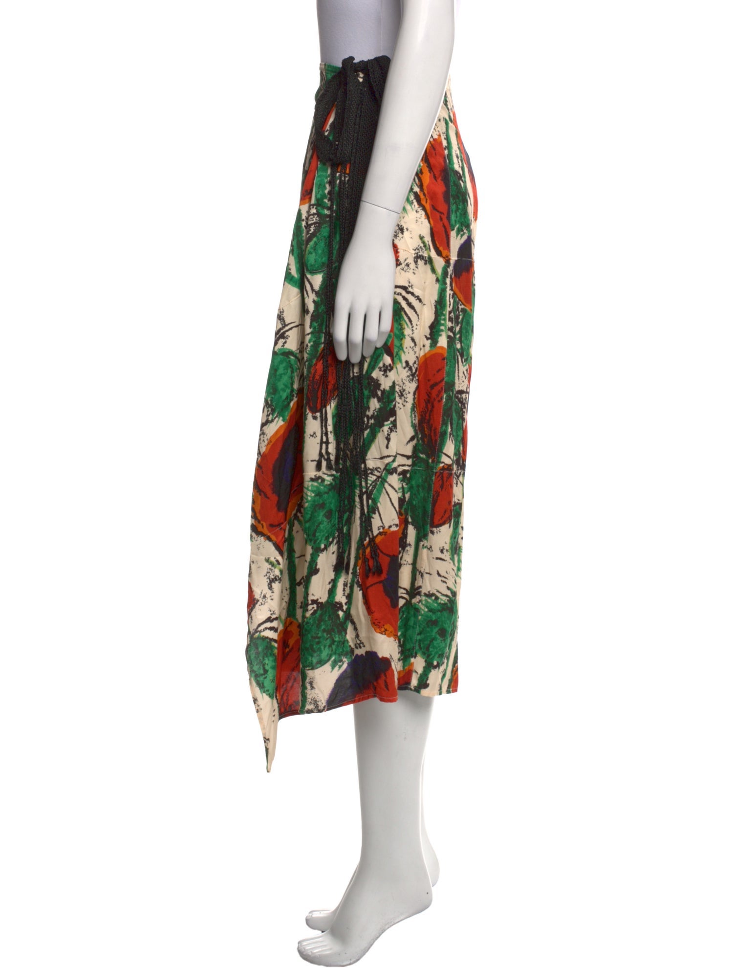 Wales Bonner Printed Midi Length Skirt