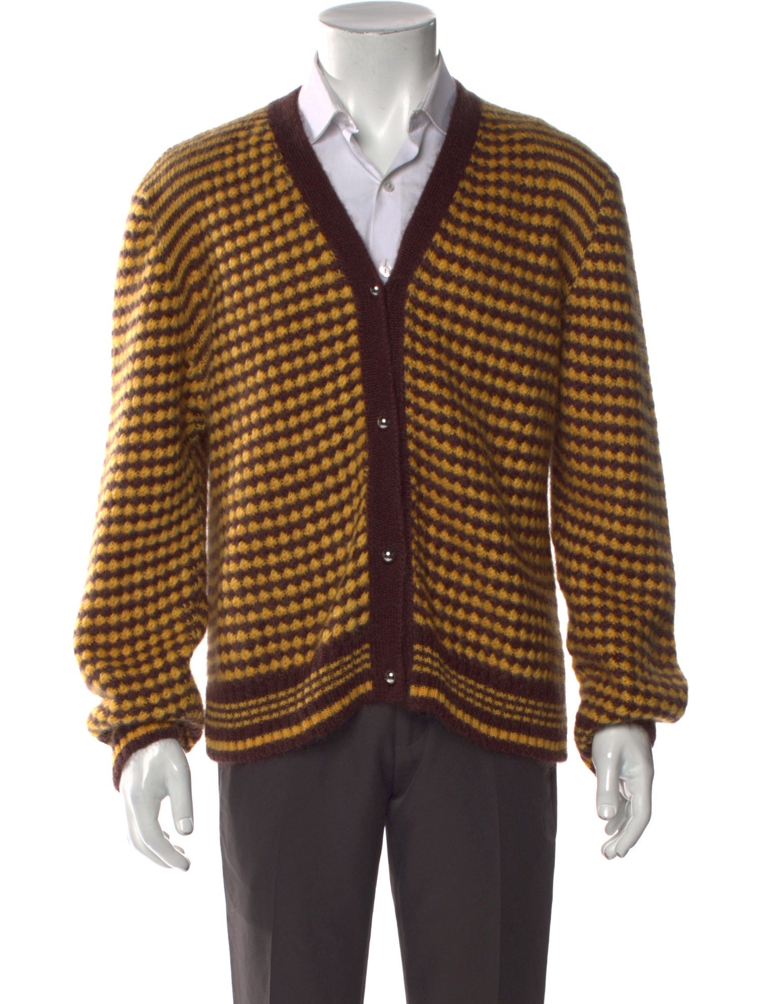 Wales Bonner Kid Mohair Printed Cardigan
