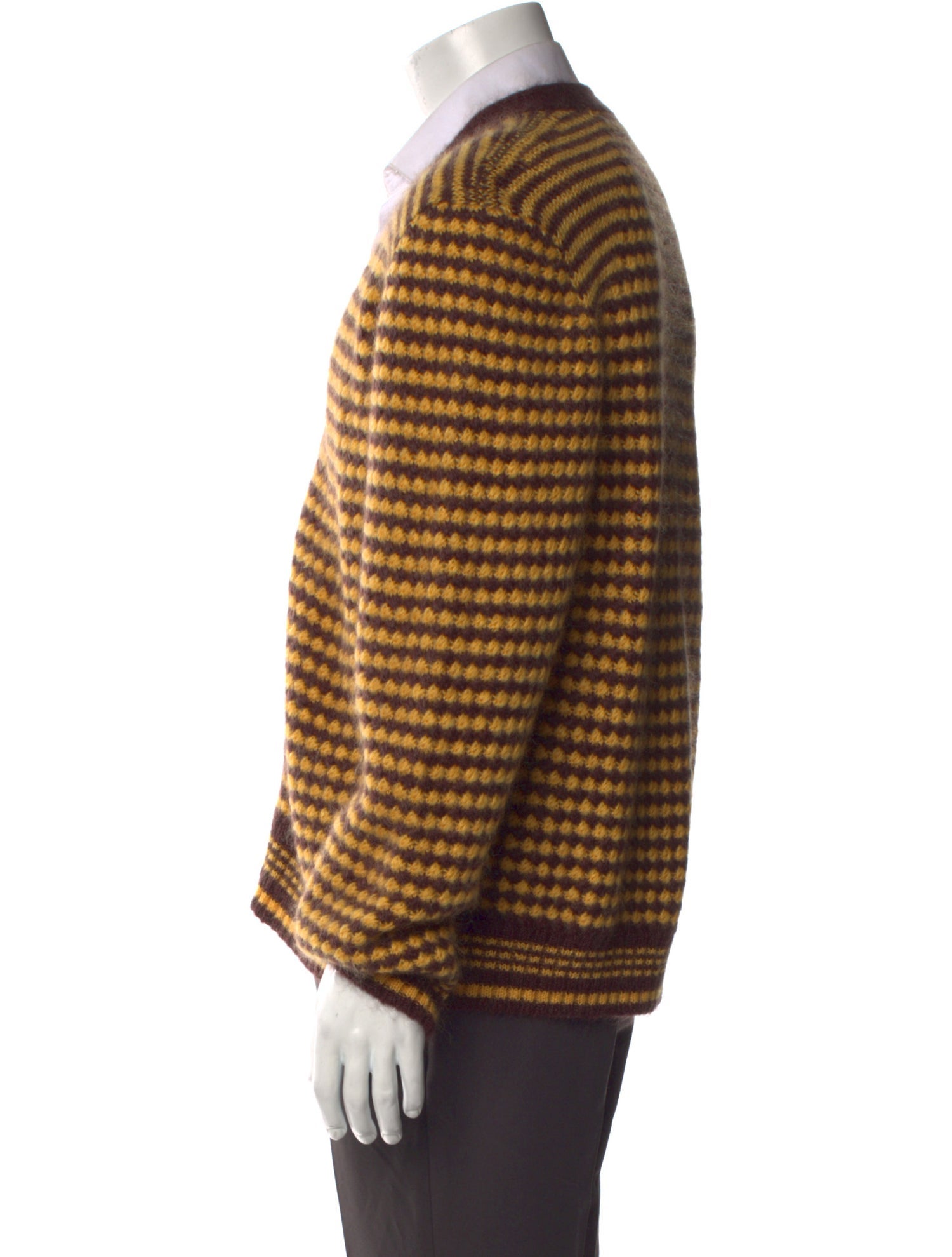 Wales Bonner Kid Mohair Printed Cardigan