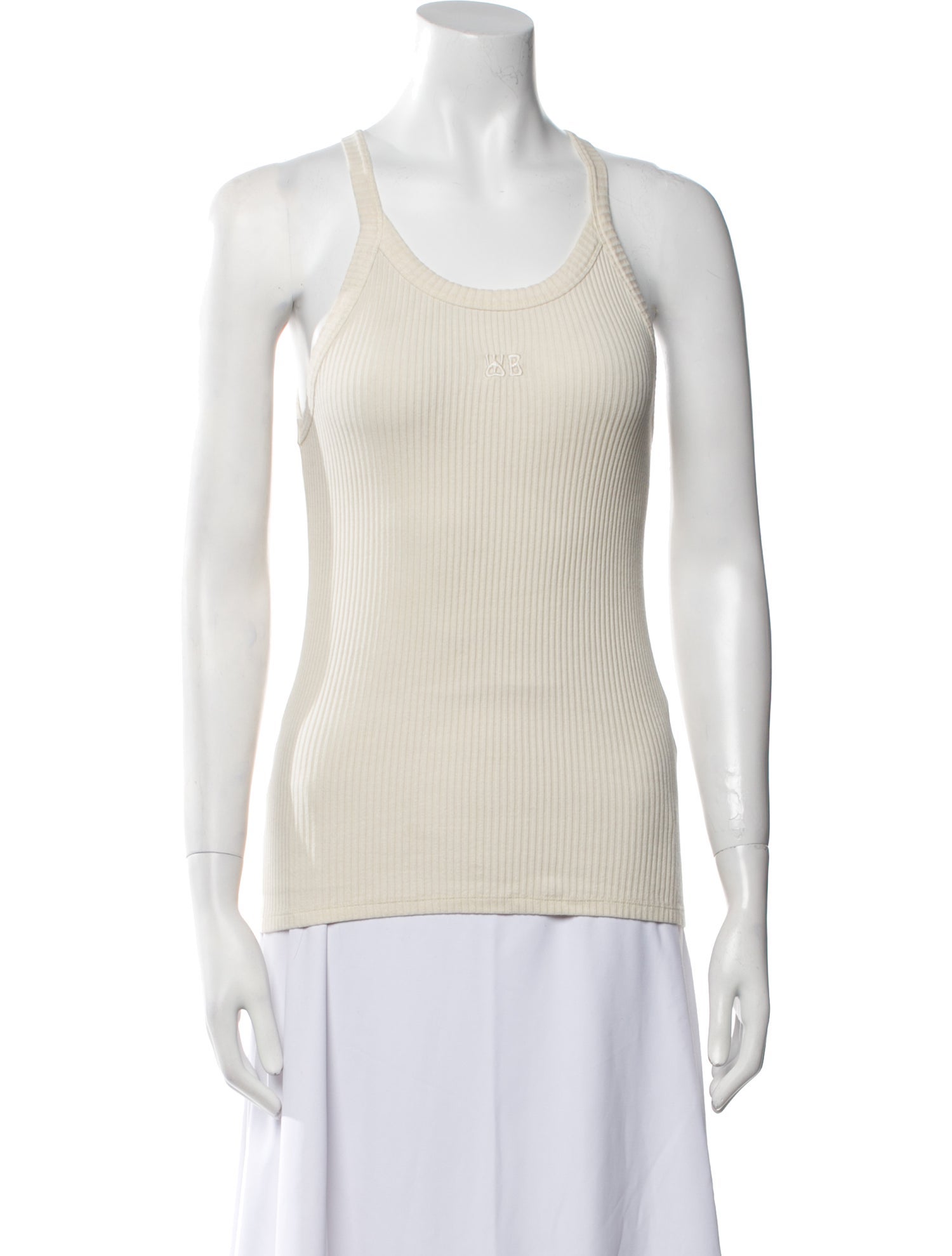 Wales Bonner Scoop Neck Sleeveless Top