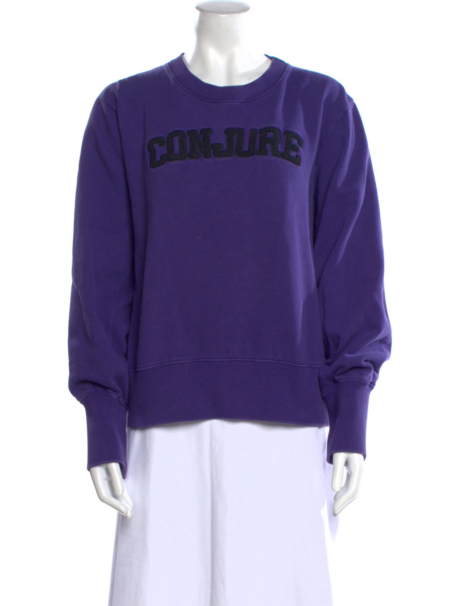 Wales Bonner Graphic Print Crew Neck Sweatshirt