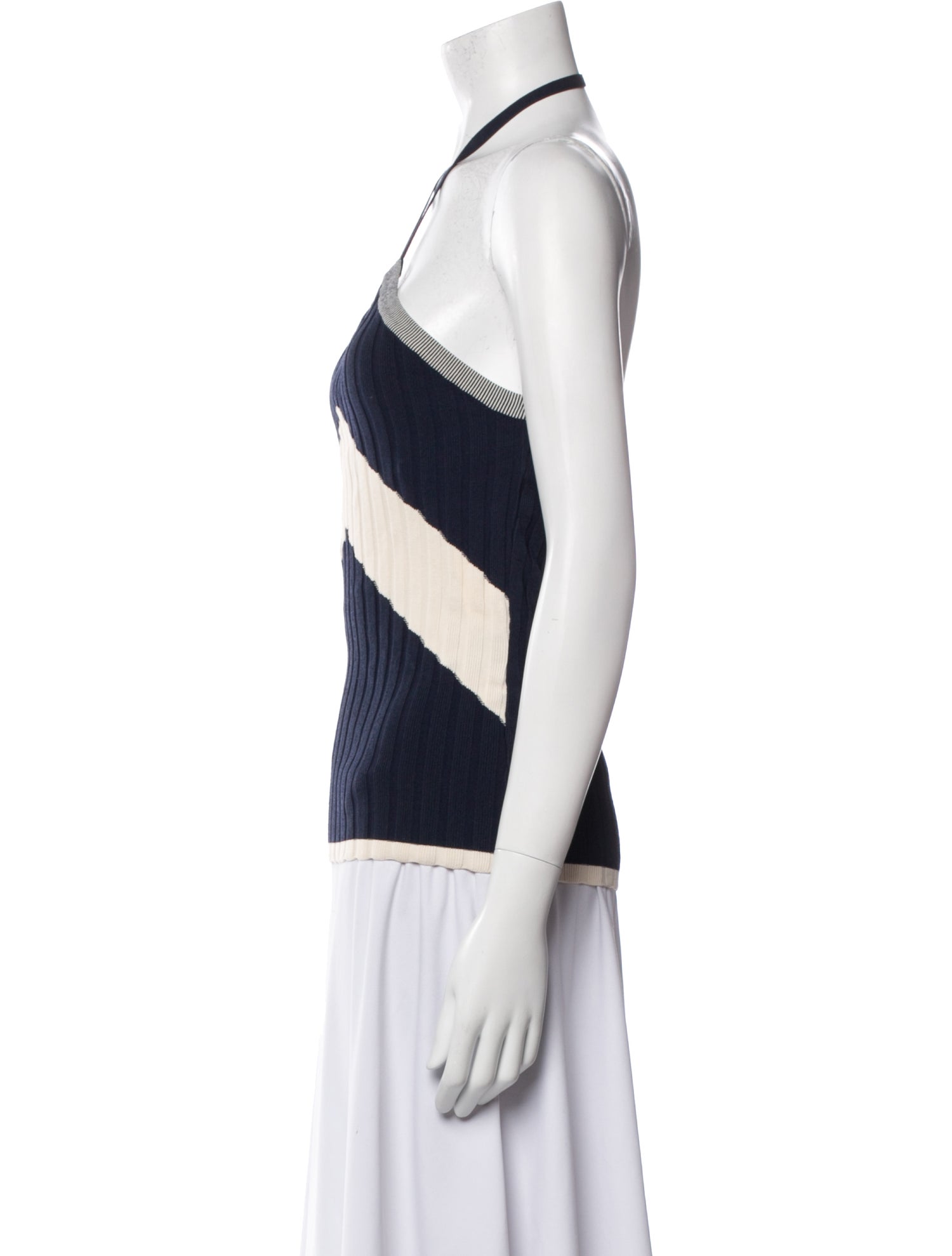 Wales Bonner Striped Halterneck Top