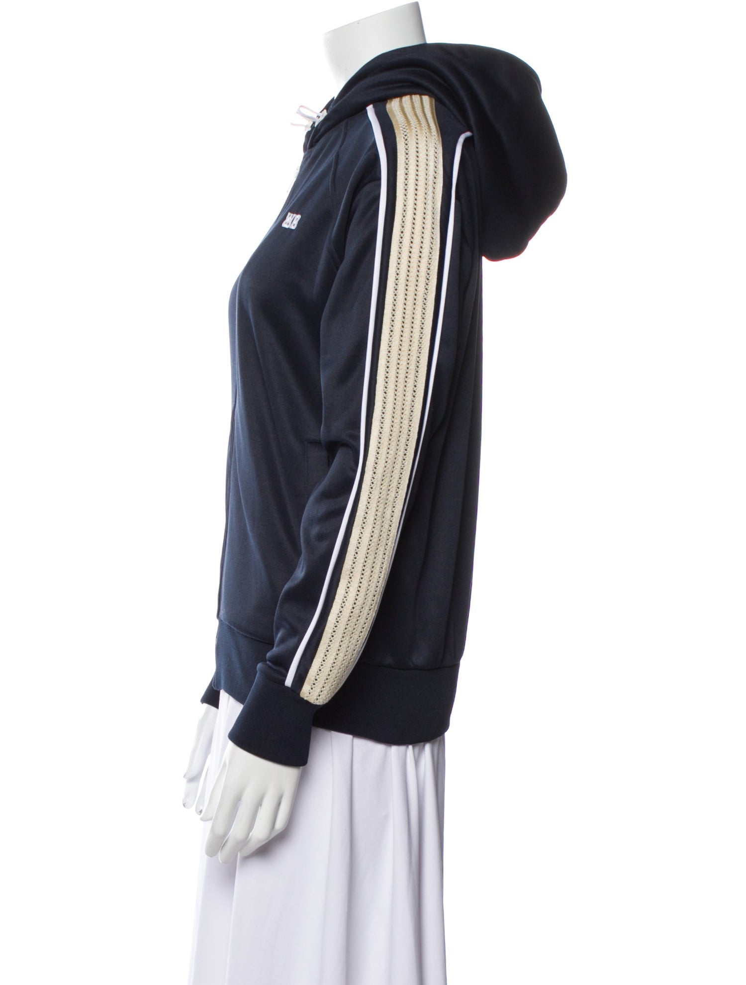 Wales Bonner Striped Bomber Jacket