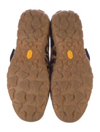 Wales Bonner Ponyhair Animal Print Mary Jane Flats