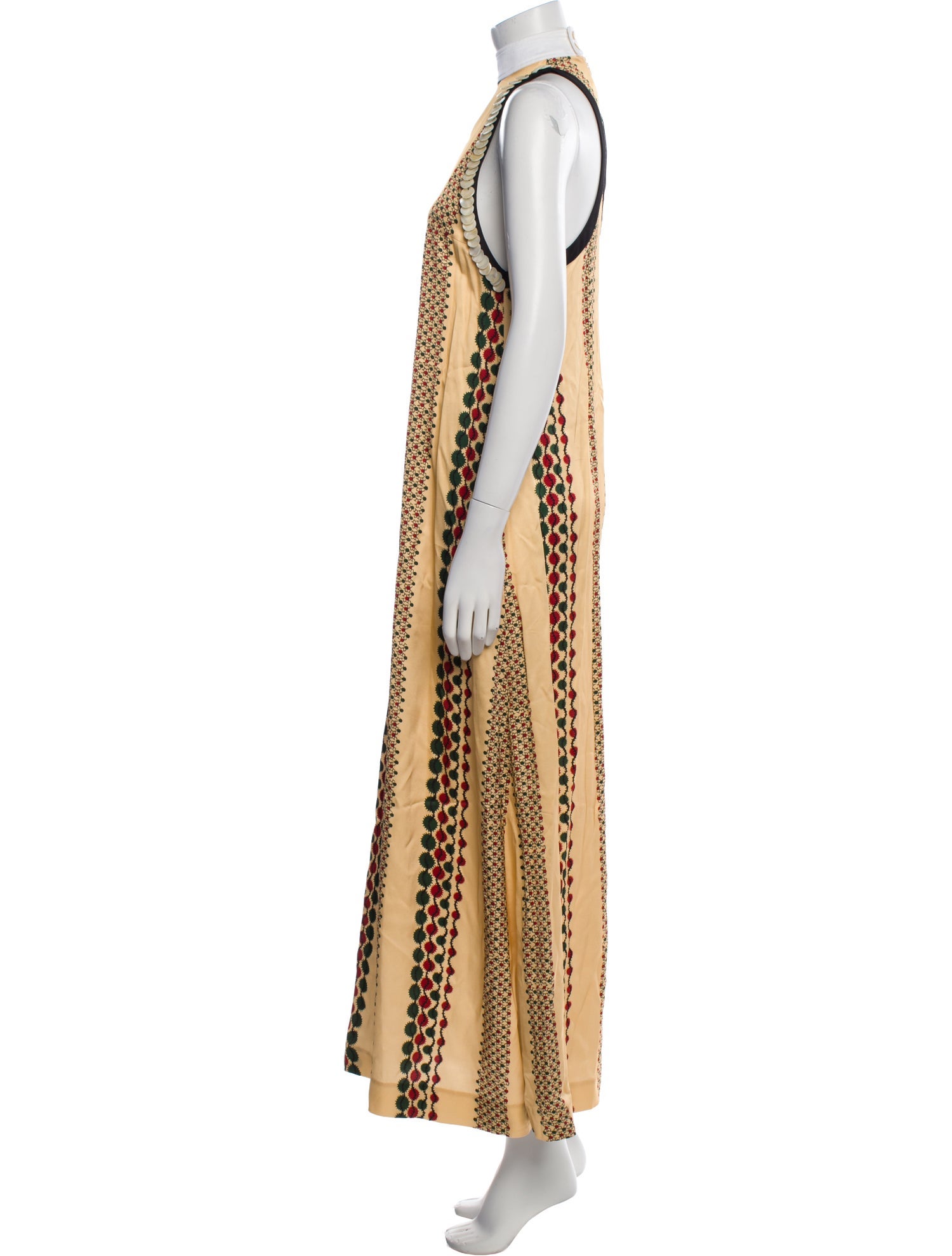 Wales Bonner Printed Long Dress w/ Tags