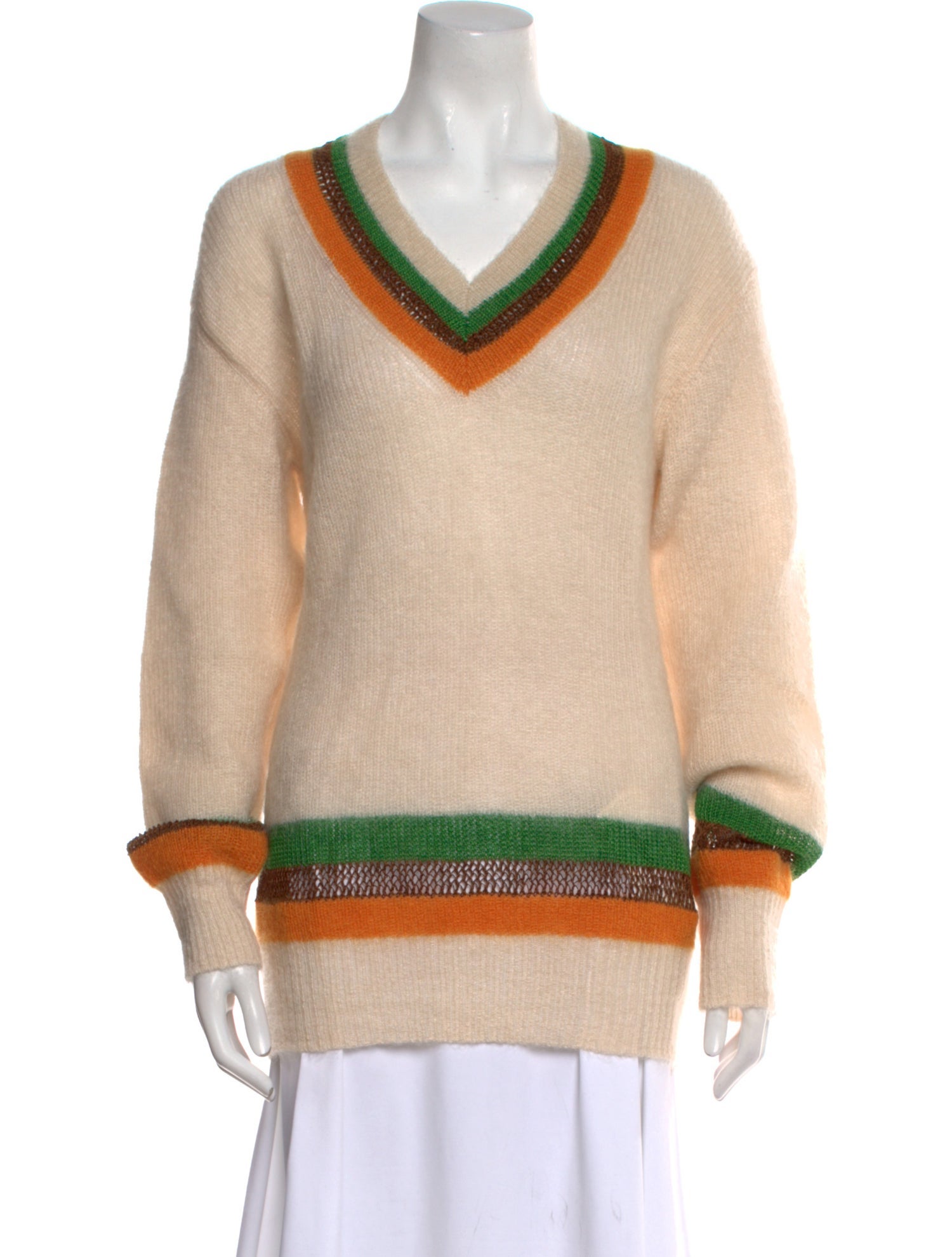 Wales Bonner Mohair Striped Sweater