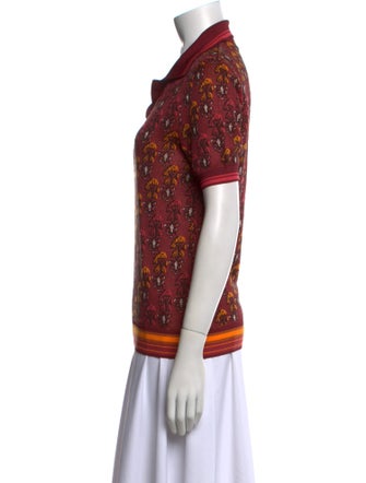 Wales Bonner Printed V-Neck Sweater