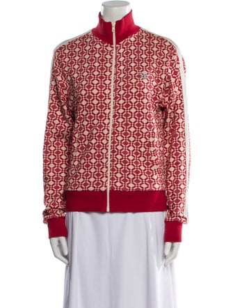 Wales Bonner Tweed Pattern Bomber Jacket