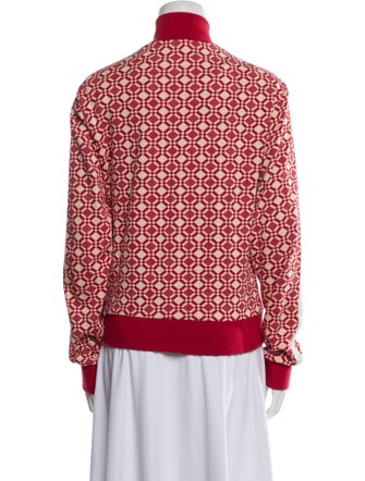 Wales Bonner Tweed Pattern Bomber Jacket