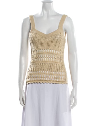Wales Bonner V-Neck Sleeveless Top