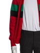 Wales Bonner Colorblock Pattern Turtleneck Cardigan