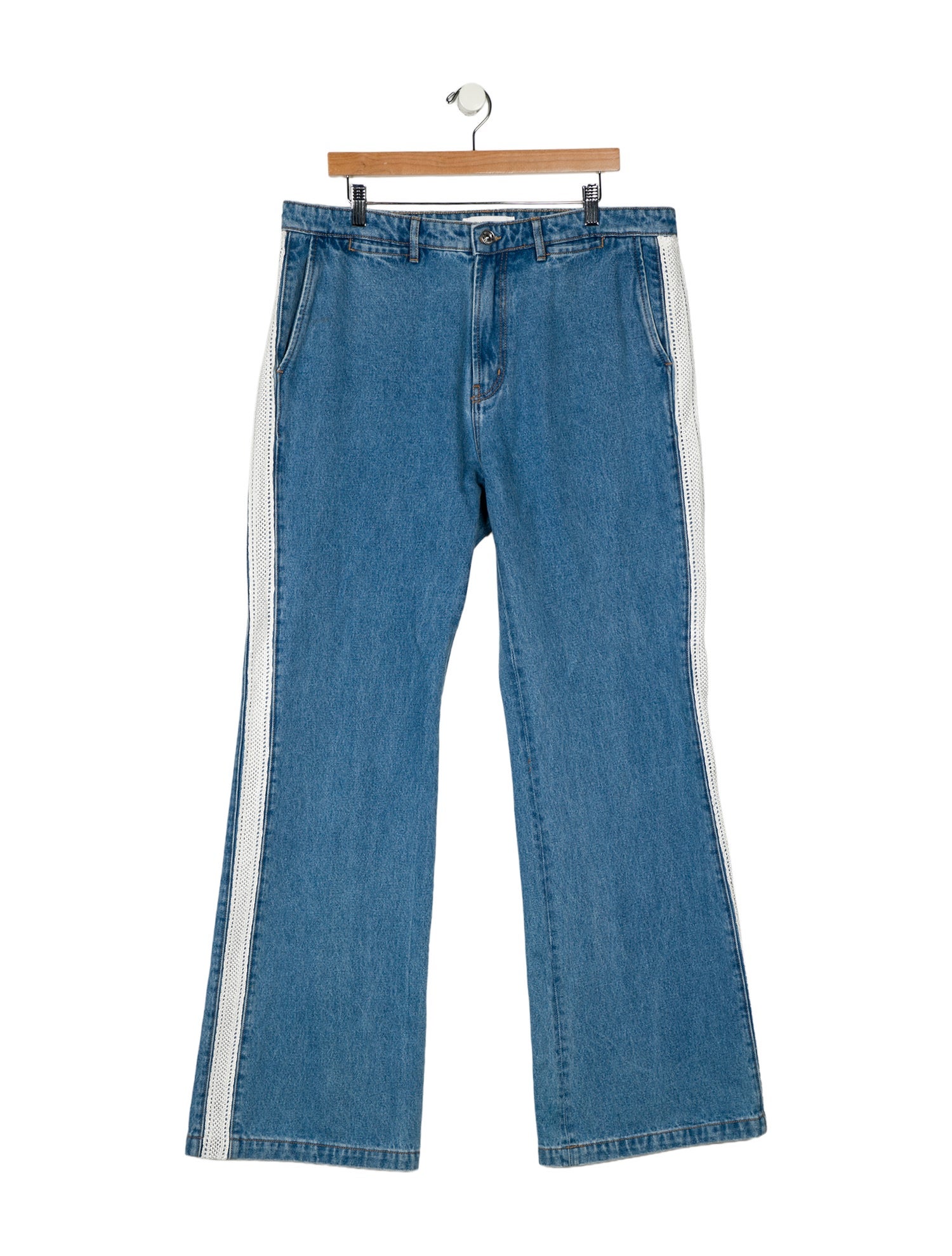 Wales Bonner High-Rise Wide Leg Jeans